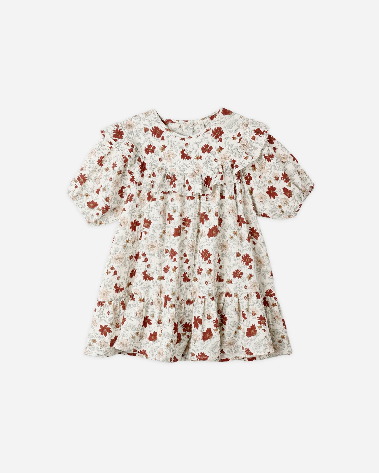 Cordelia Dress || Holiday Floral - Rylee + Cru | Kids Clothes | Trendy Baby Clothes | Modern Infant Outfits |