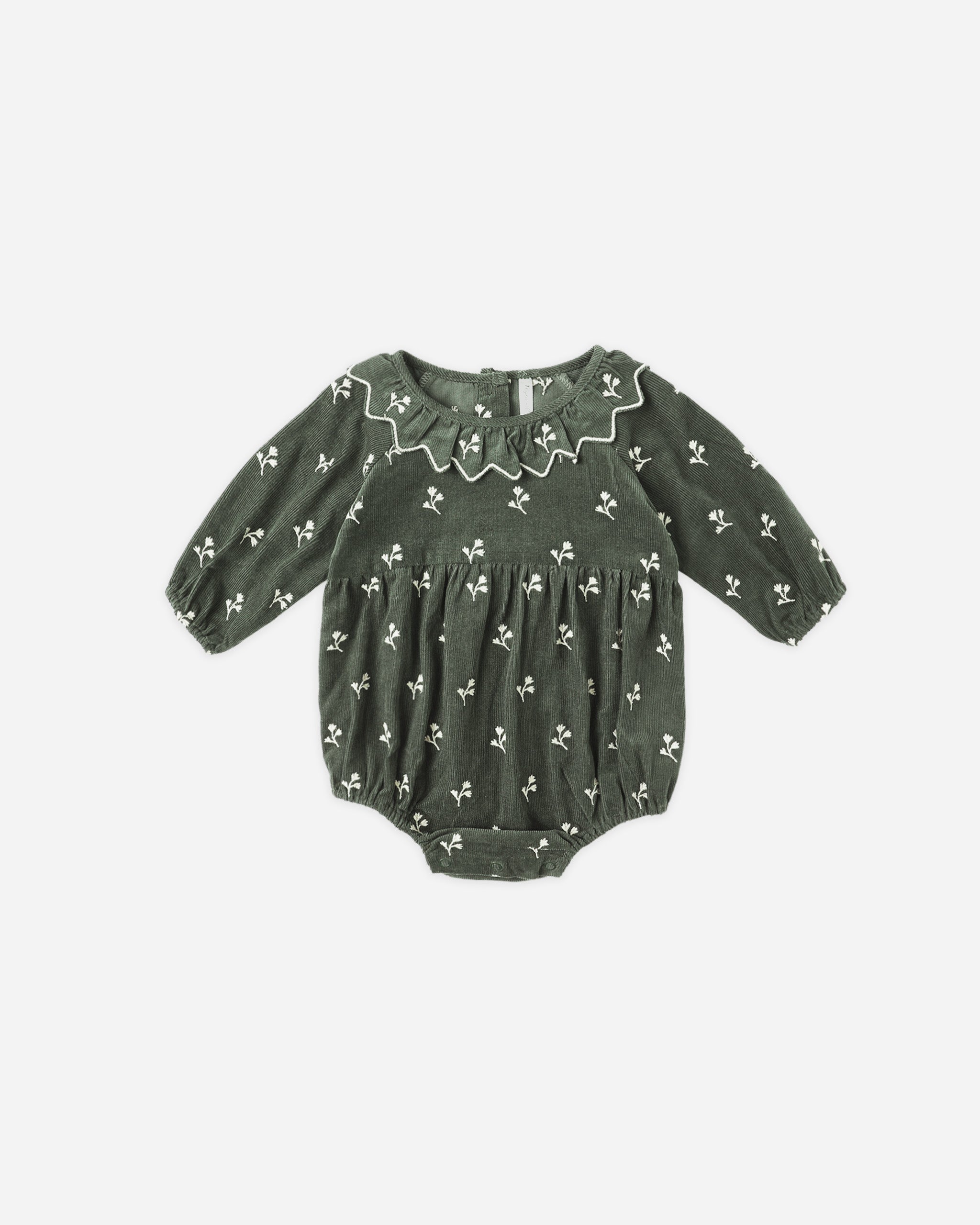 Freya Romper || Blossom Embroidery - Rylee + Cru | Kids Clothes | Trendy Baby Clothes | Modern Infant Outfits |