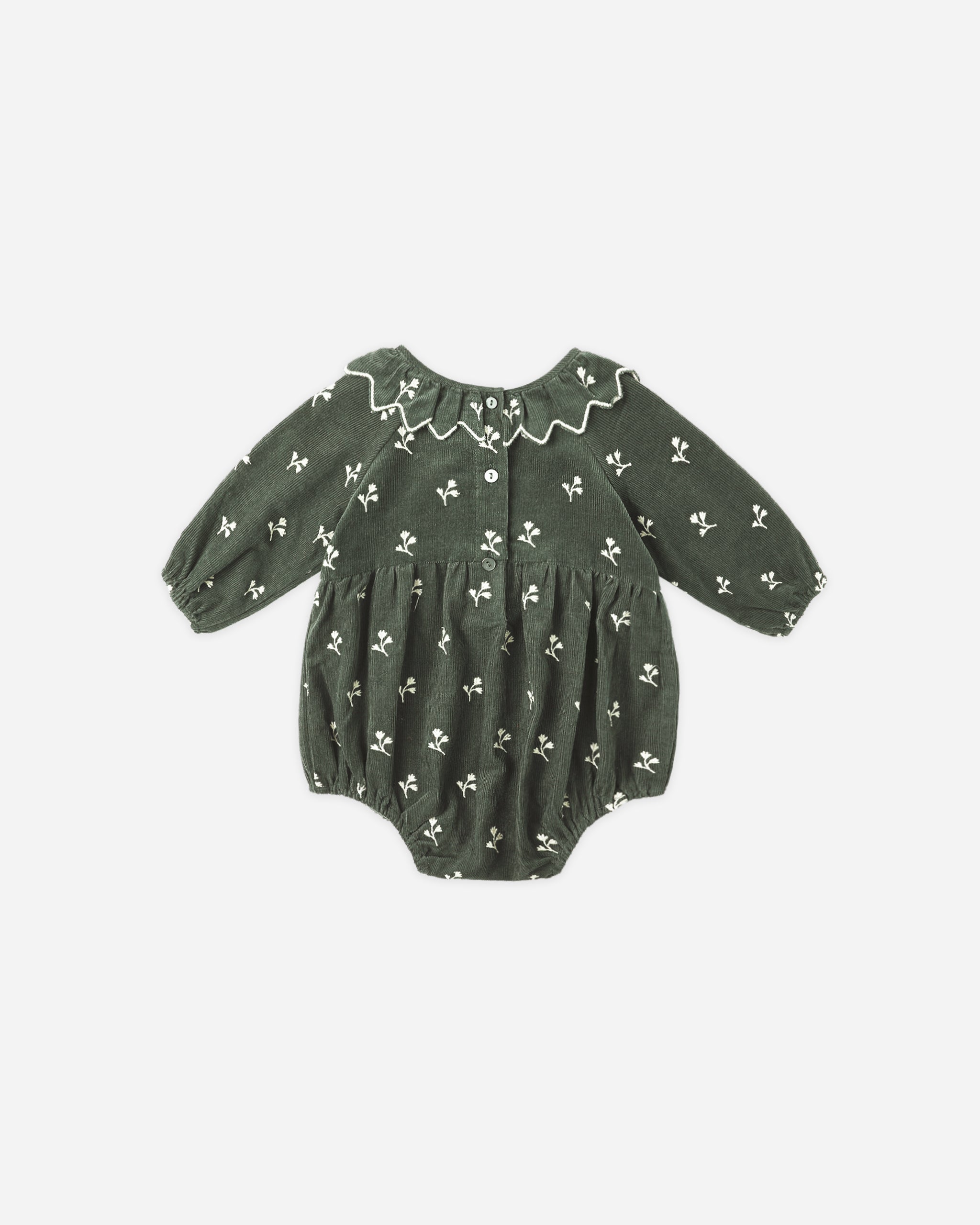 Freya Romper || Blossom Embroidery - Rylee + Cru | Kids Clothes | Trendy Baby Clothes | Modern Infant Outfits |
