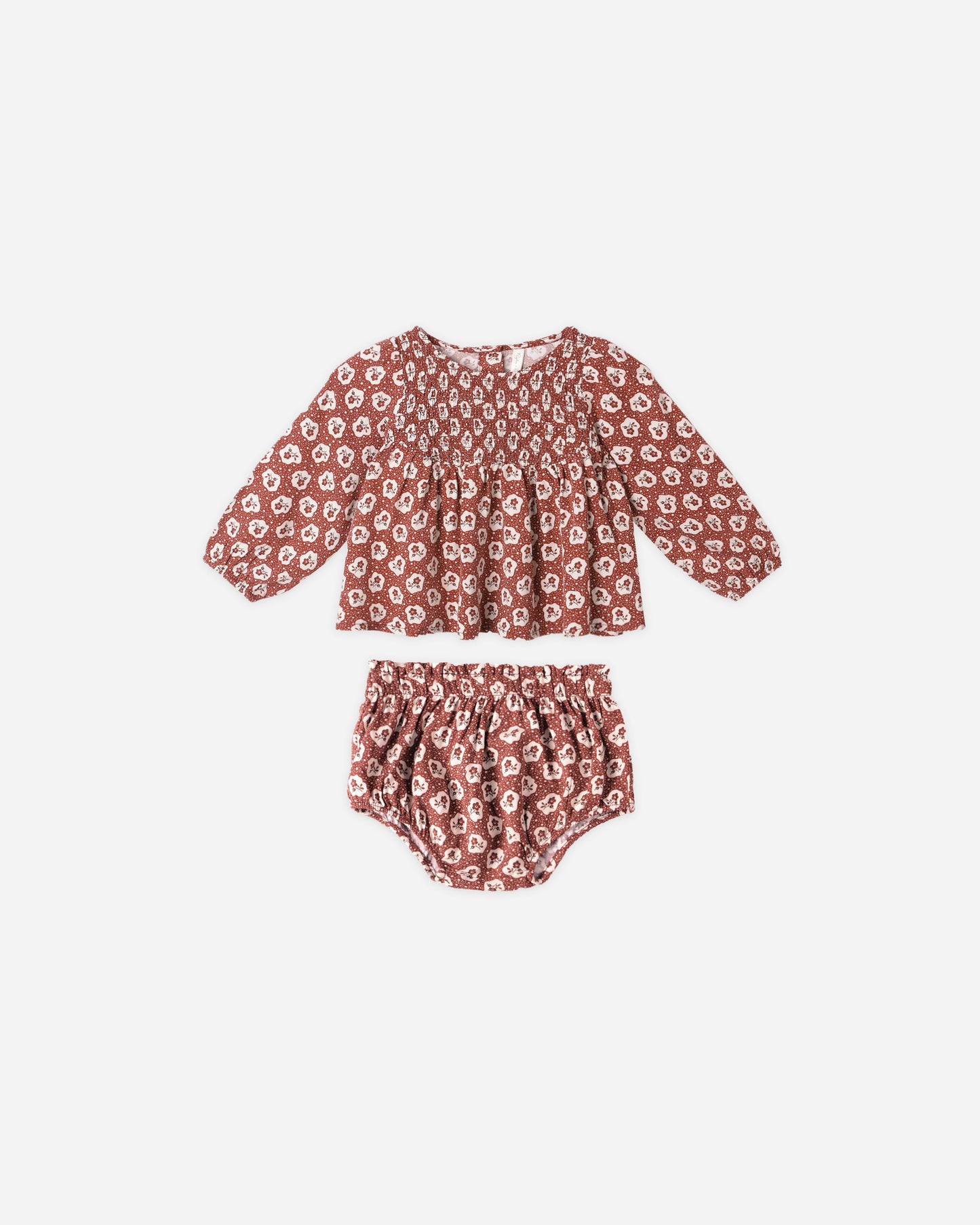 Sophia Top + Bloomer Set || Ruby Fleur - Rylee + Cru | Kids Clothes | Trendy Baby Clothes | Modern Infant Outfits |
