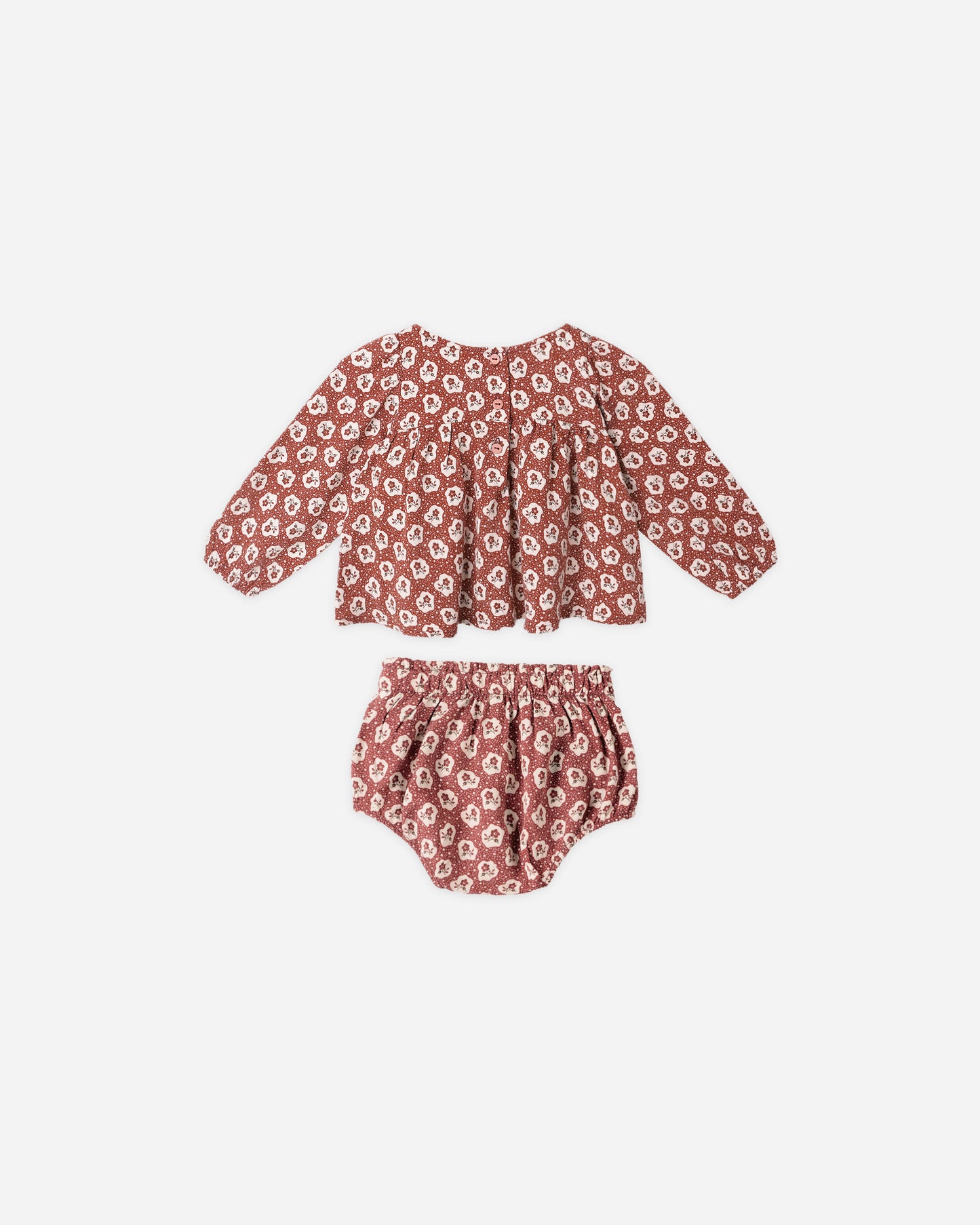 Sophia Top + Bloomer Set || Ruby Fleur - Rylee + Cru | Kids Clothes | Trendy Baby Clothes | Modern Infant Outfits |