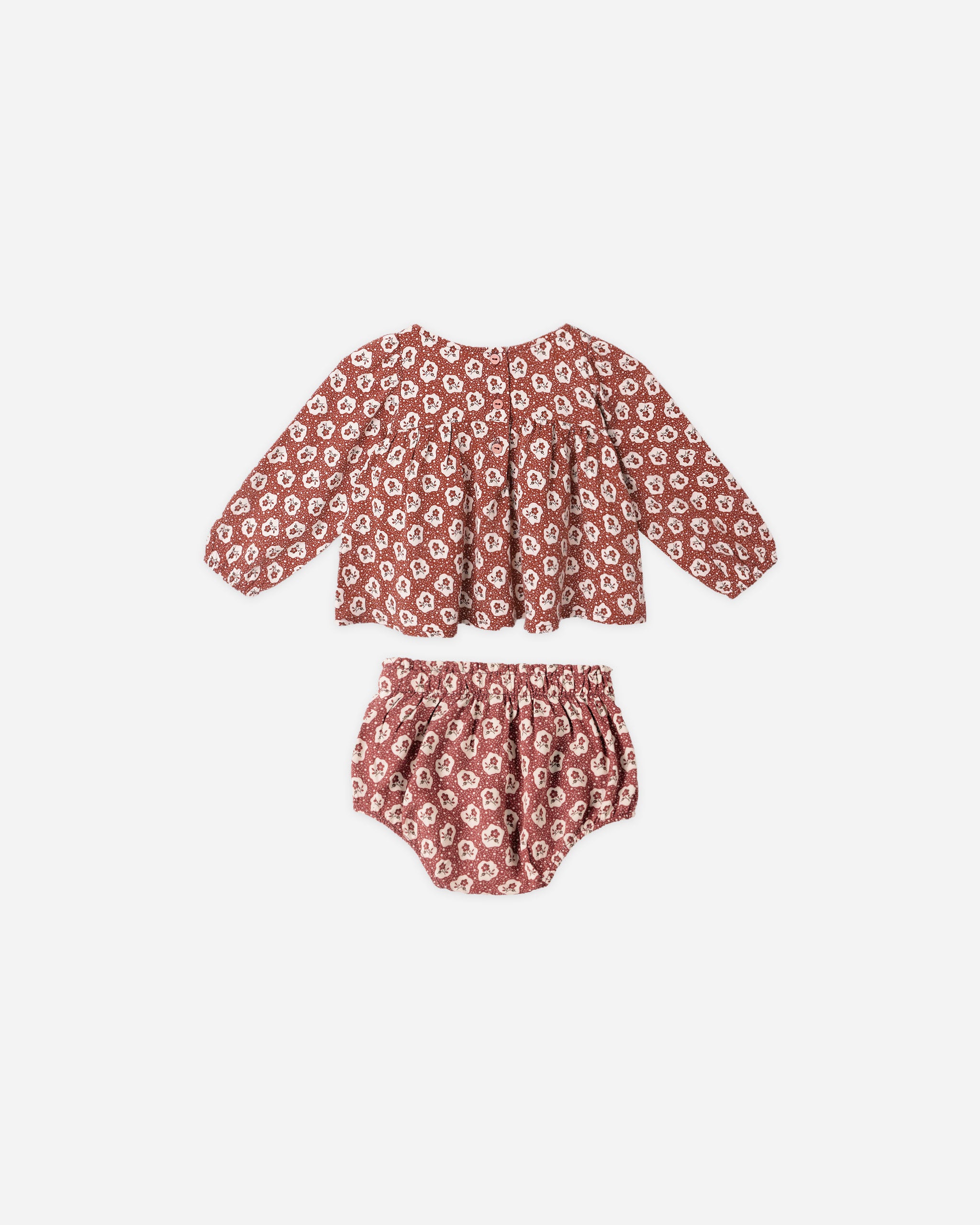 Sophia Top + Bloomer Set || Ruby Fleur - Rylee + Cru | Kids Clothes | Trendy Baby Clothes | Modern Infant Outfits |