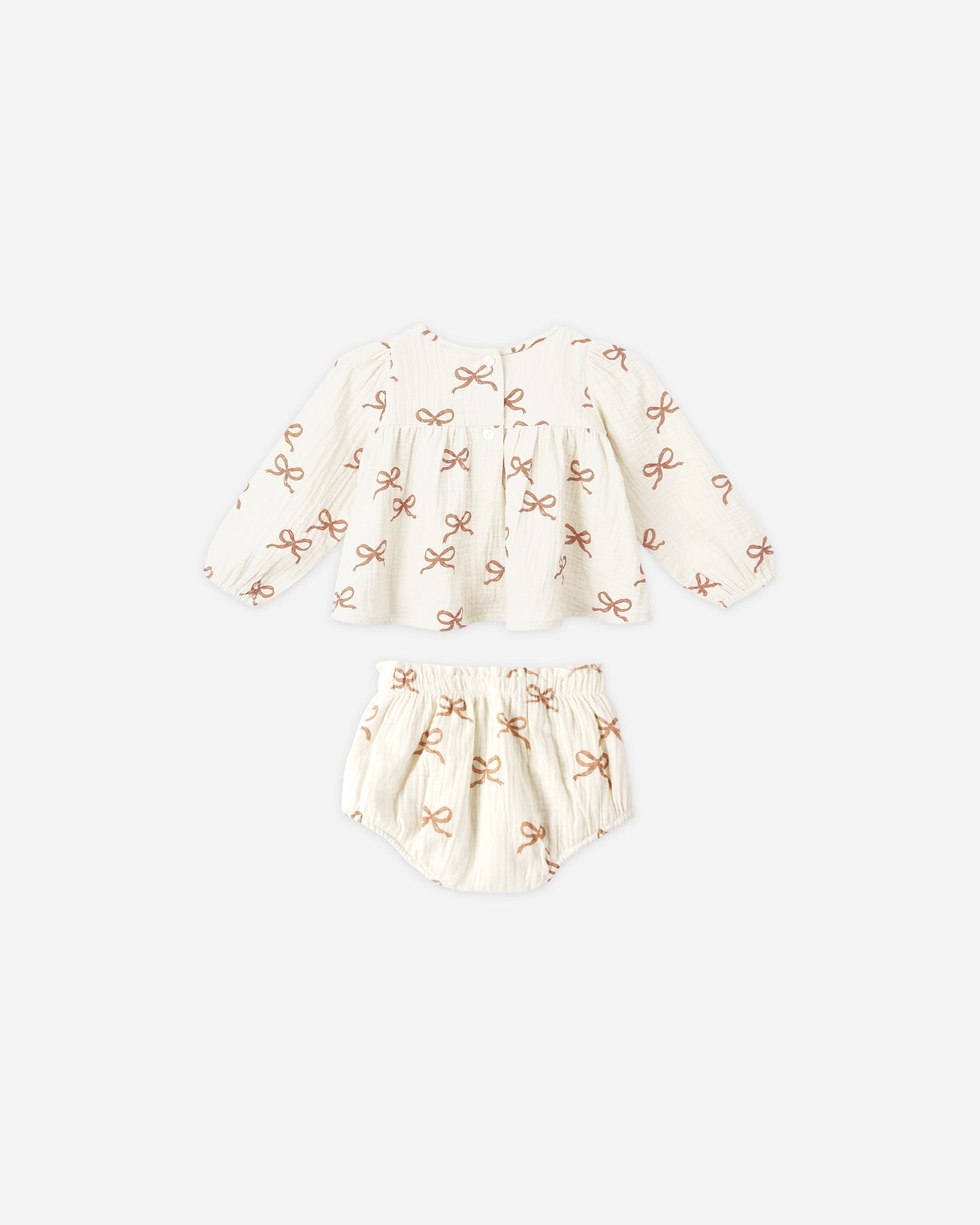 Sophia Top + Bloomer Set || Ruby Bows - Rylee + Cru | Kids Clothes | Trendy Baby Clothes | Modern Infant Outfits |