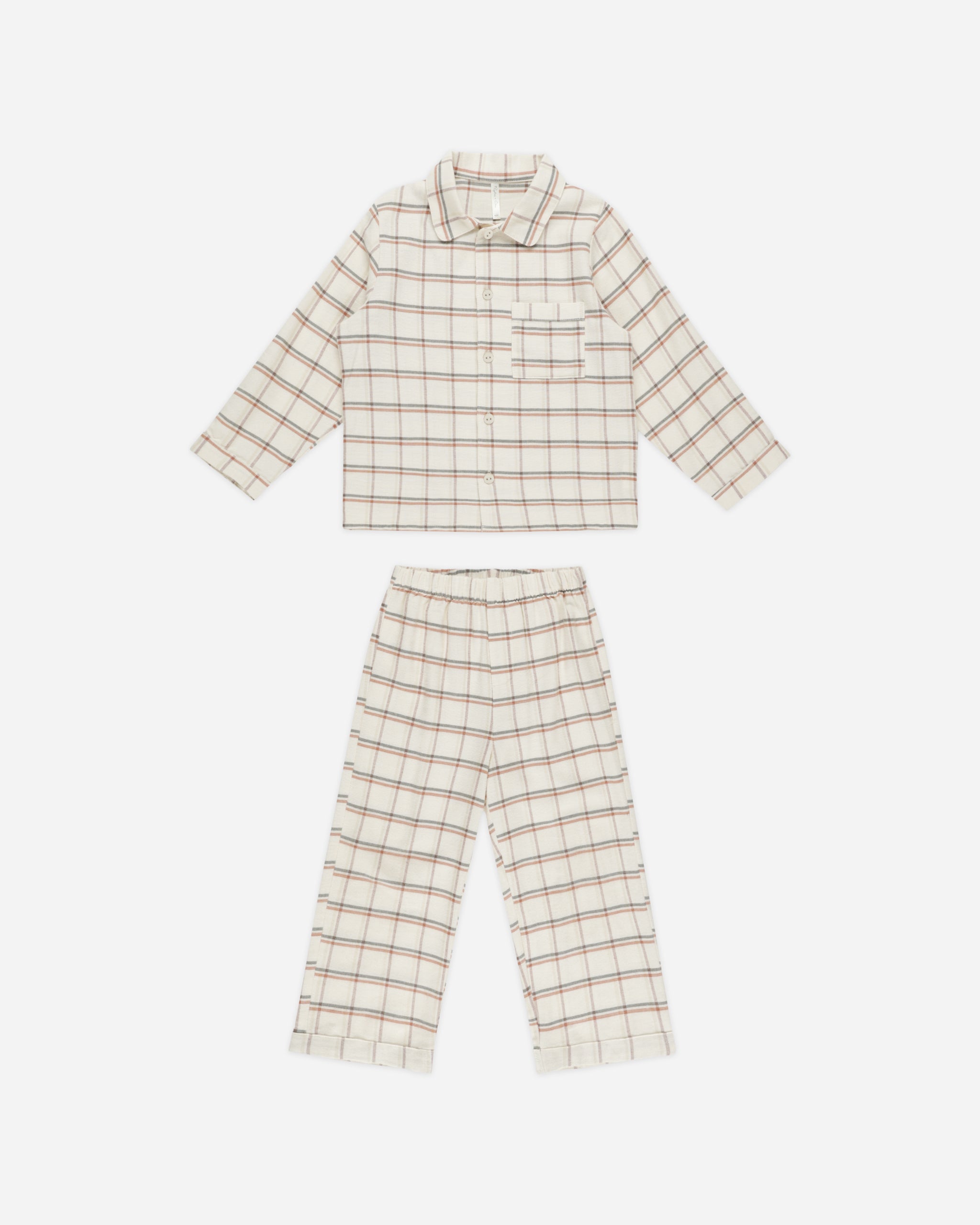 Long Sleeve Pajamas || Holiday Plaid