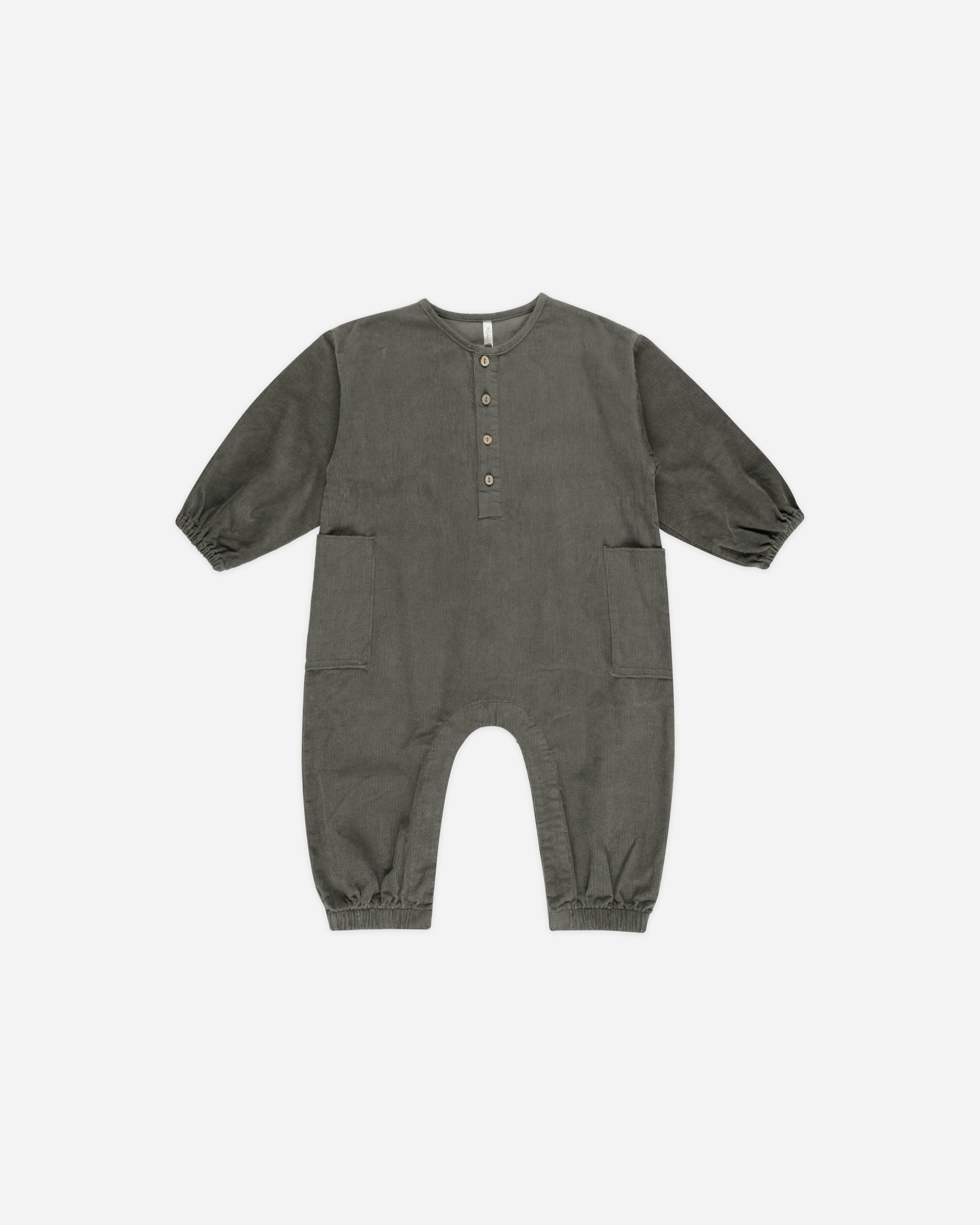 Relaxed Corduroy Jumpsuit || Forest