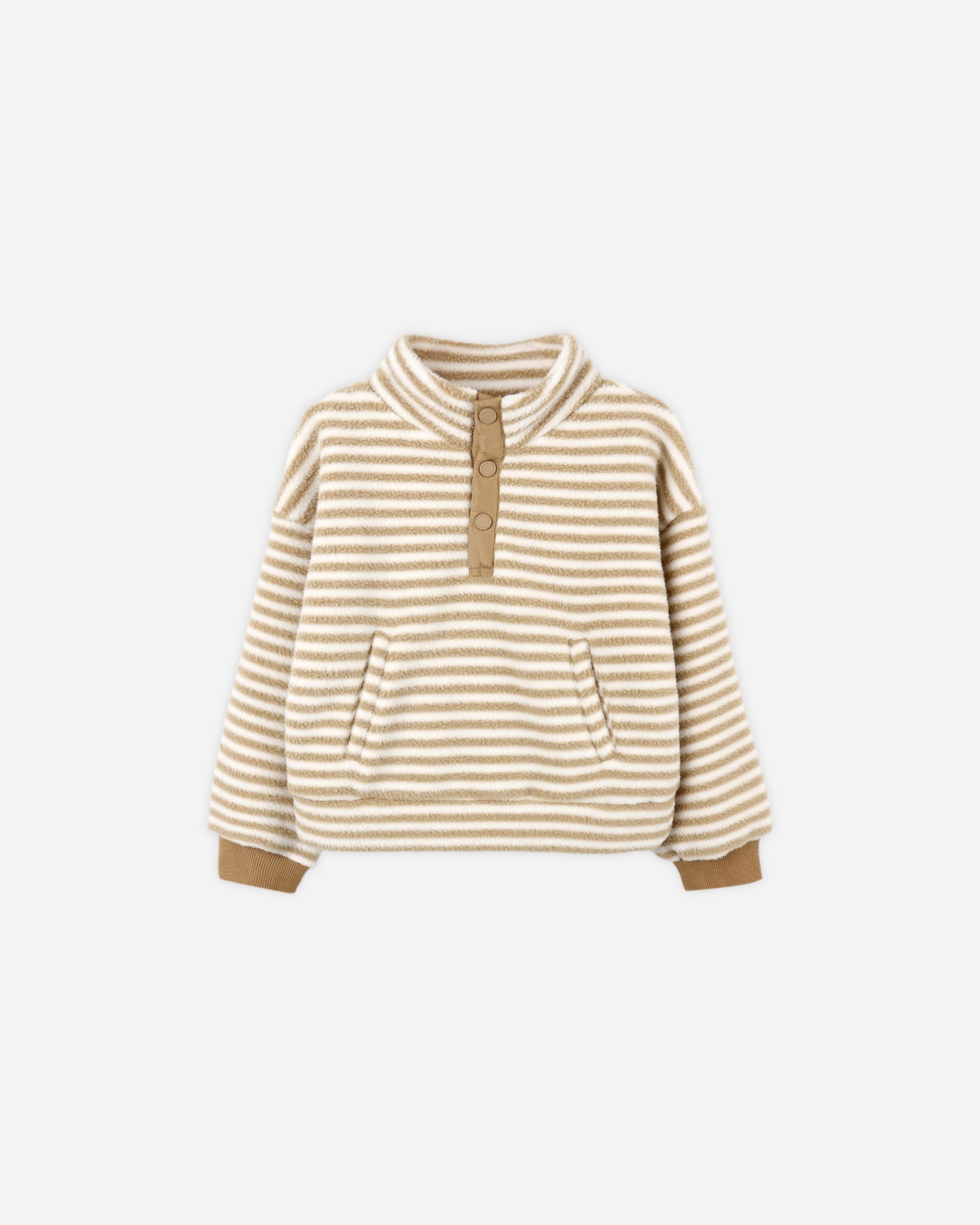 Snap Pullover || Toffee Stripe - Rylee + Cru | Kids Clothes | Trendy Baby Clothes | Modern Infant Outfits |