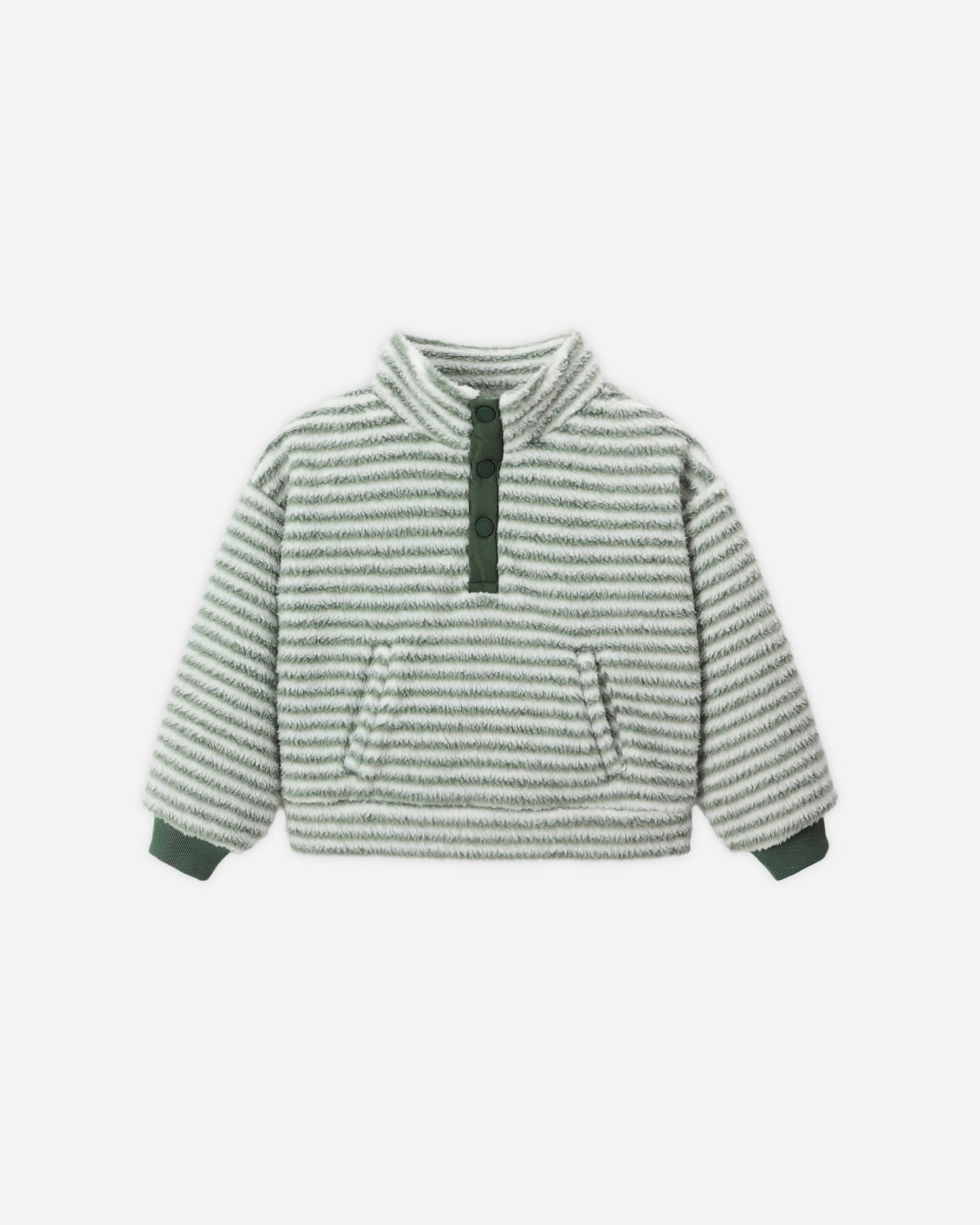 Snap Pullover || Evergreen Stripe - Rylee + Cru | Kids Clothes | Trendy Baby Clothes | Modern Infant Outfits |