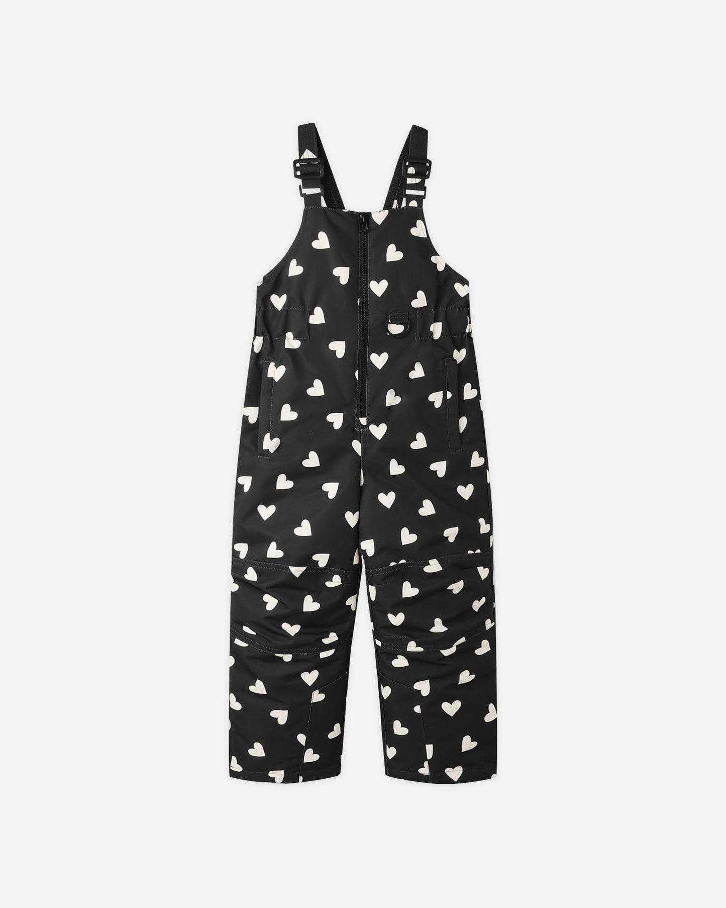 Snow Bib || Hearts - Rylee + Cru | Kids Clothes | Trendy Baby Clothes | Modern Infant Outfits |