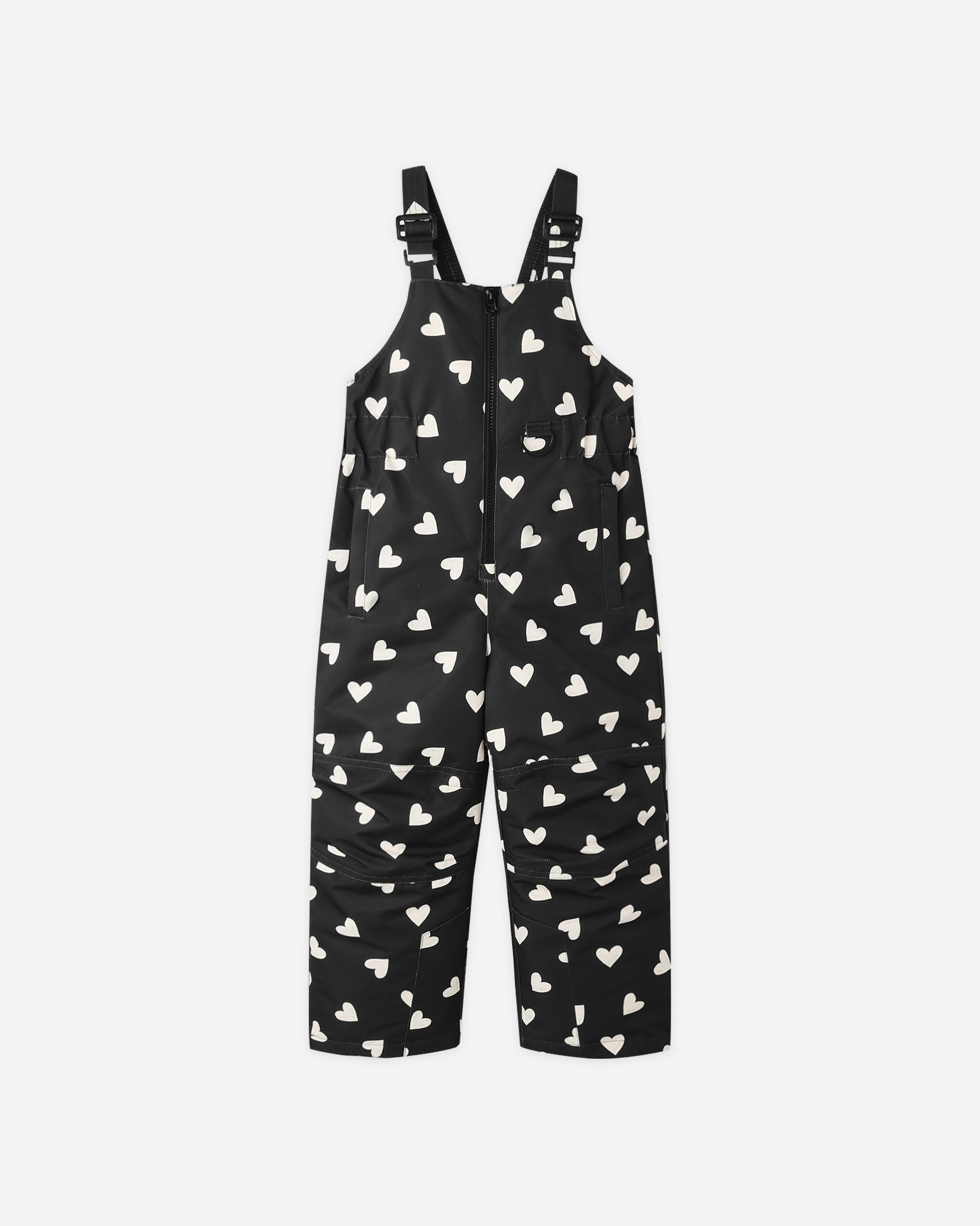 Snow Bib || Hearts - Rylee + Cru | Kids Clothes | Trendy Baby Clothes | Modern Infant Outfits |