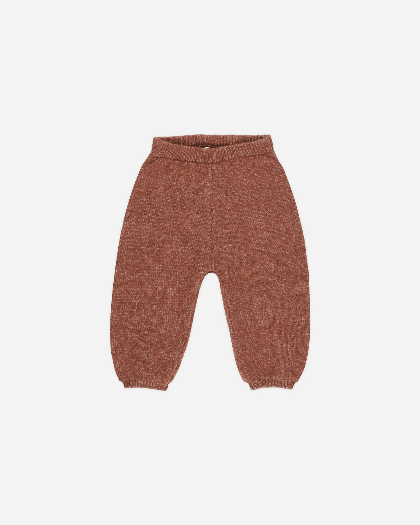 Knit Pant || Heathered Brick