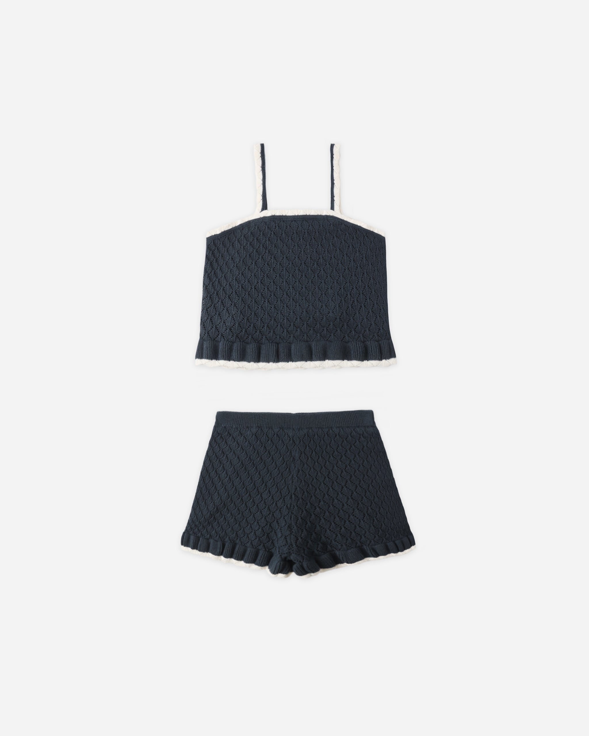 Naomi Set Navy - Rylee + Cru | Kids Clothes | Trendy Baby Clothes | Modern Infant Outfits |