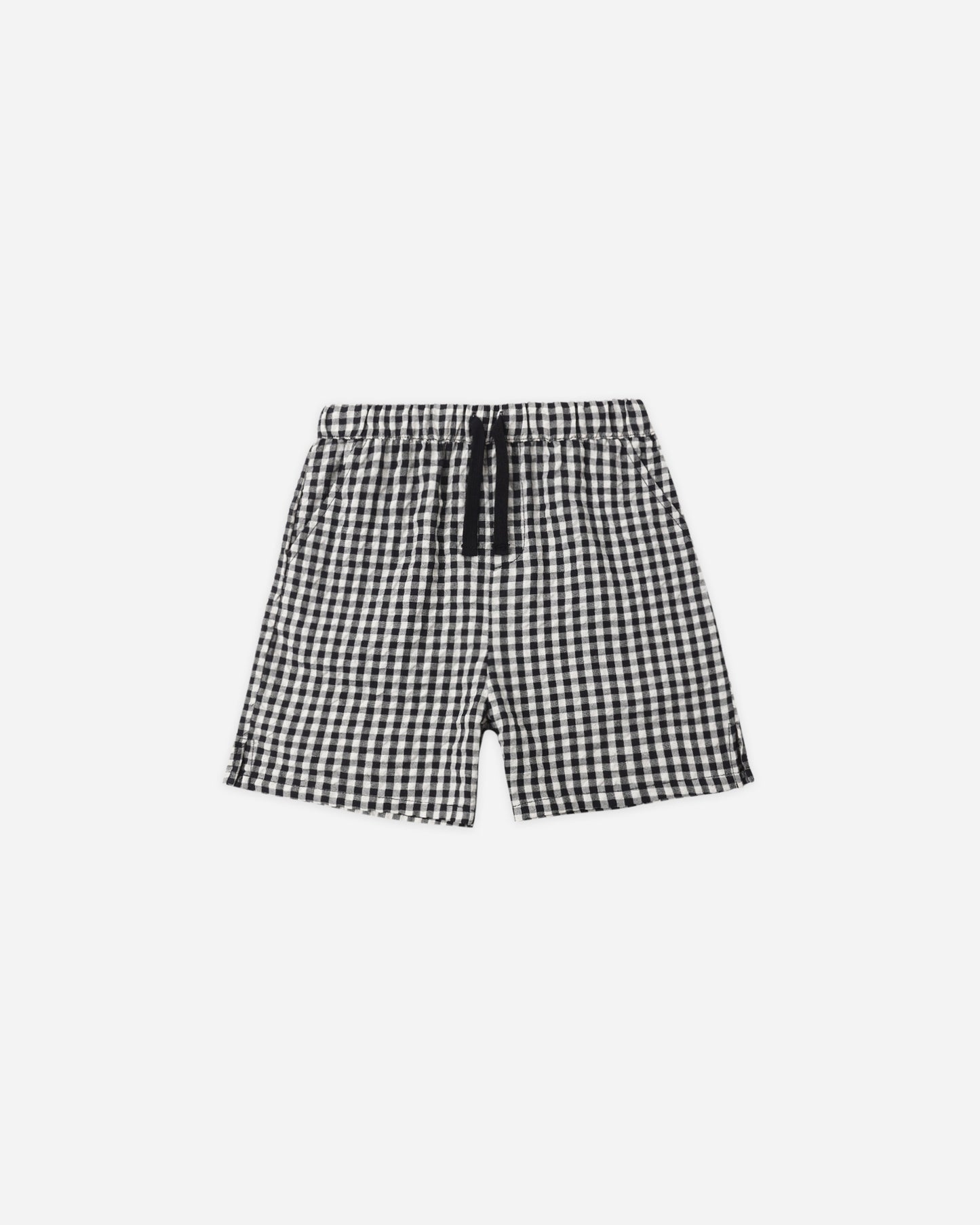 Perry Short Black Check - Rylee + Cru | Kids Clothes | Trendy Baby Clothes | Modern Infant Outfits |