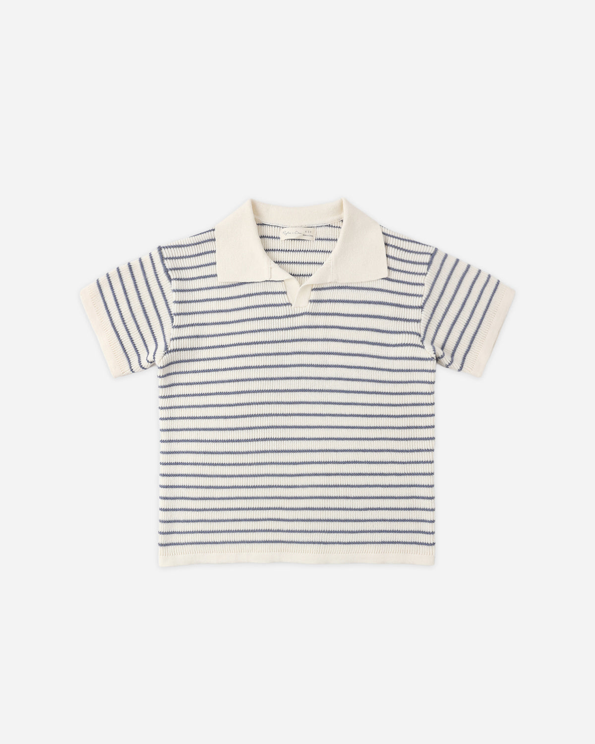 Chandler Knit Polo Marine Stripe – Rylee + Cru