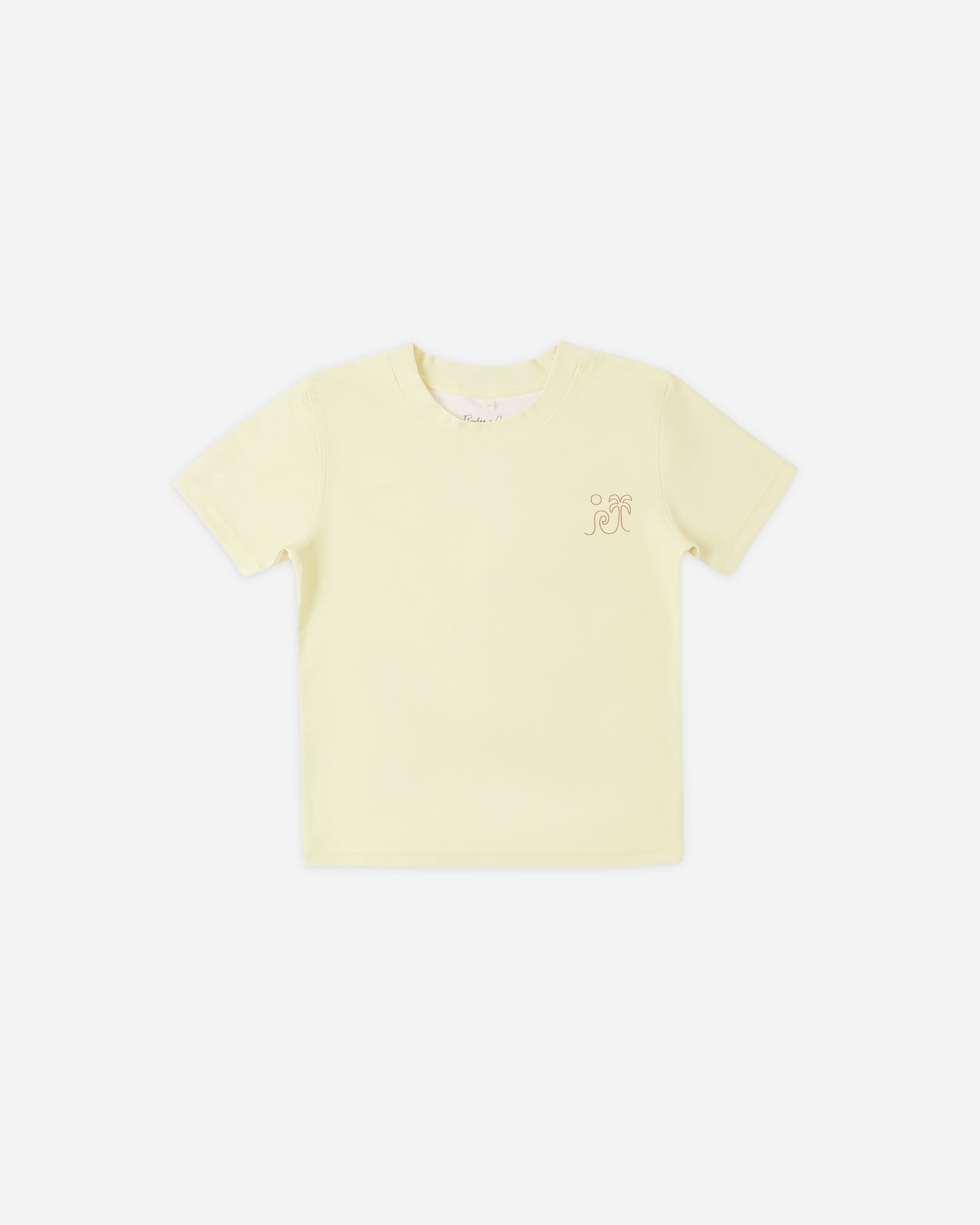 Short Sleeve Rashguard Citron - Rylee + Cru | Kids Clothes | Trendy Baby Clothes | Modern Infant Outfits |