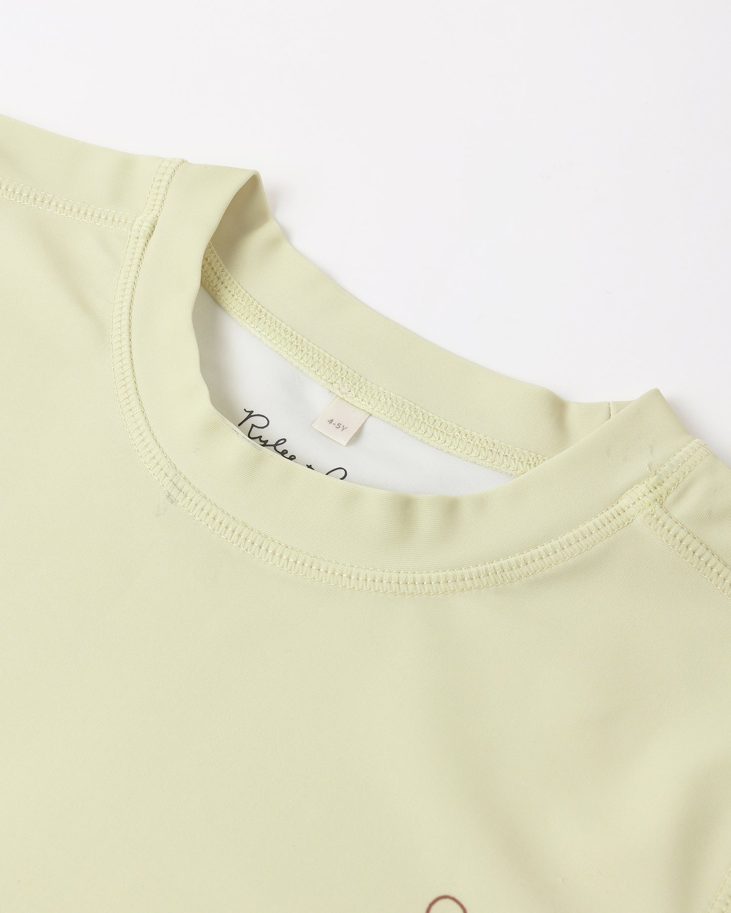 Short Sleeve Rashguard Citron - Rylee + Cru | Kids Clothes | Trendy Baby Clothes | Modern Infant Outfits |