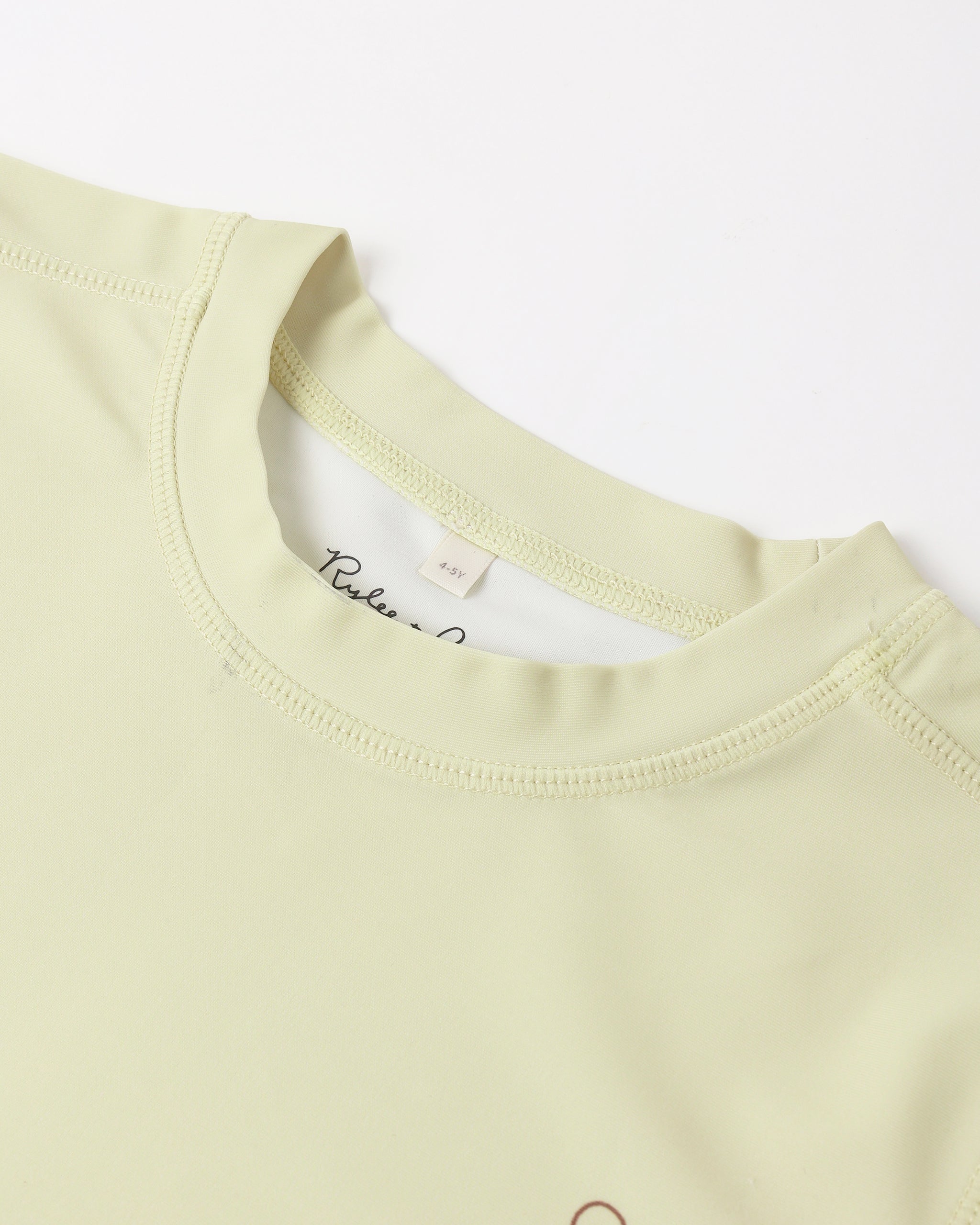 Short Sleeve Rashguard Citron - Rylee + Cru | Kids Clothes | Trendy Baby Clothes | Modern Infant Outfits |