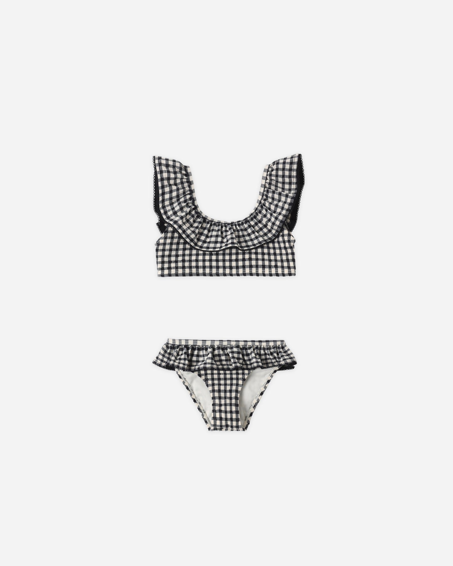 Margot Bikini Black Gingham - Rylee + Cru | Kids Clothes | Trendy Baby Clothes | Modern Infant Outfits |