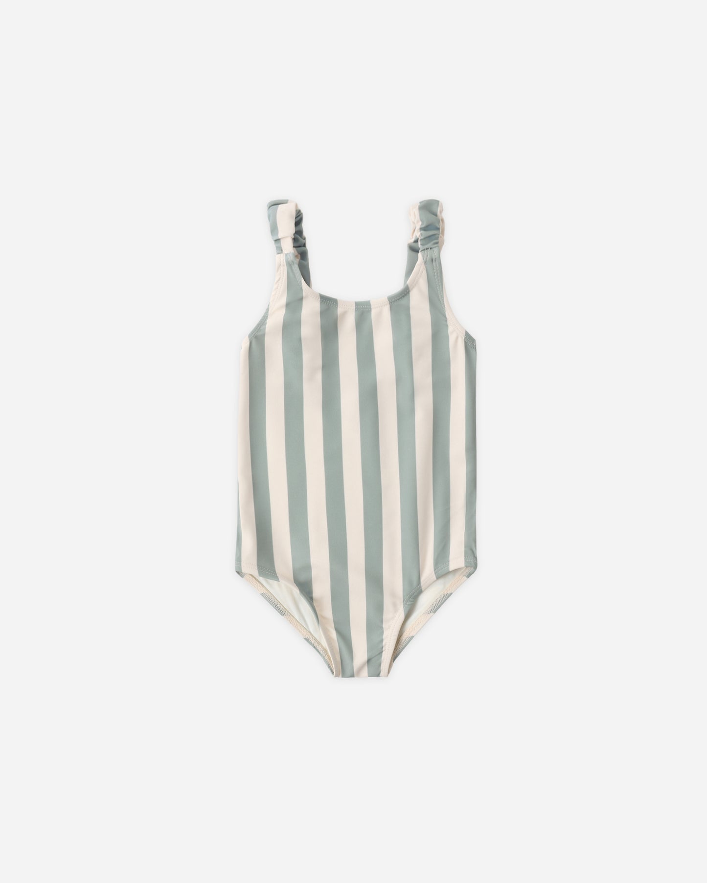 Scrunch One-Piece Green Stripe - Rylee + Cru | Kids Clothes | Trendy Baby Clothes | Modern Infant Outfits |