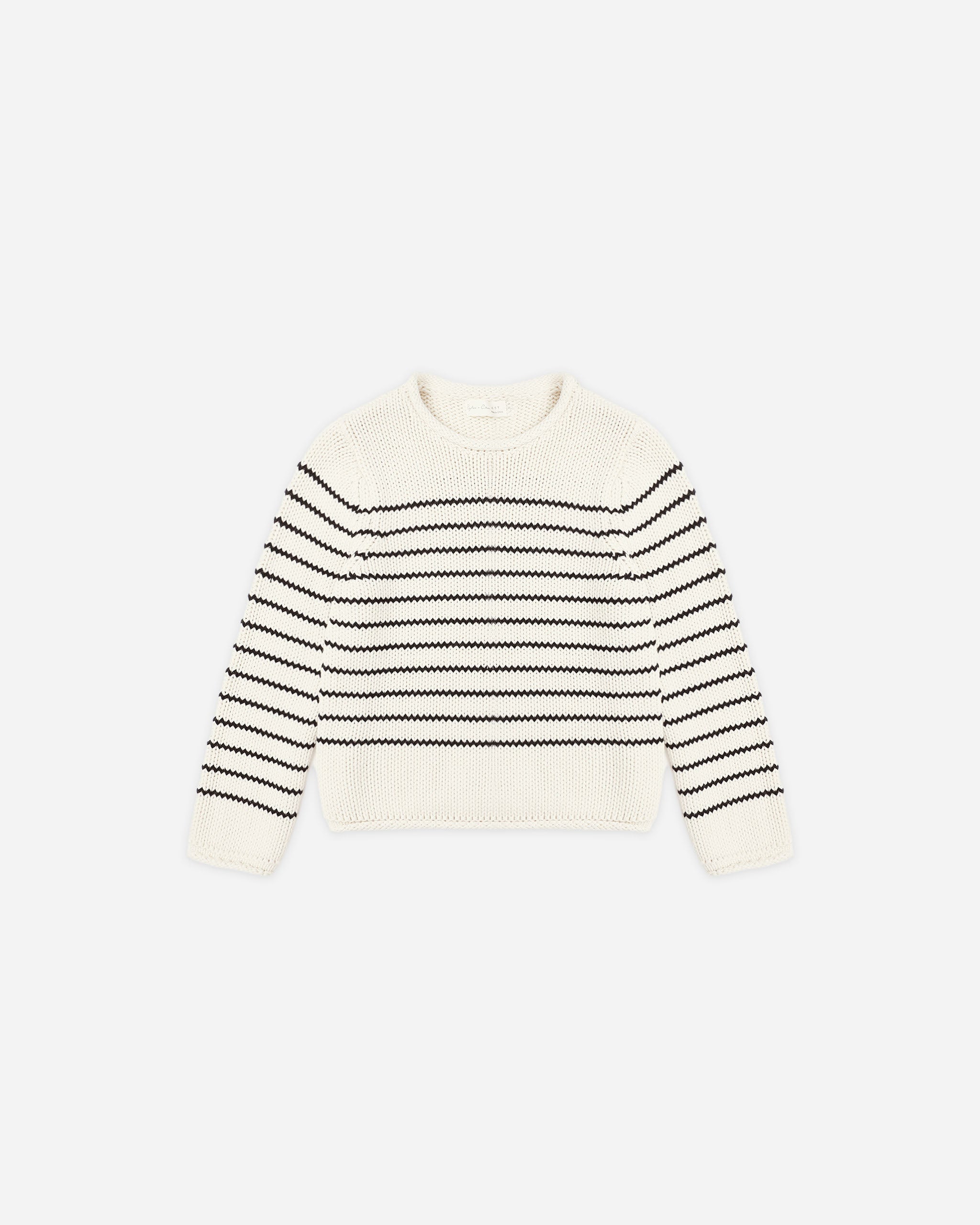 Jacques Sweater || Black Stripe - Rylee + Cru | Kids Clothes | Trendy Baby Clothes | Modern Infant Outfits |
