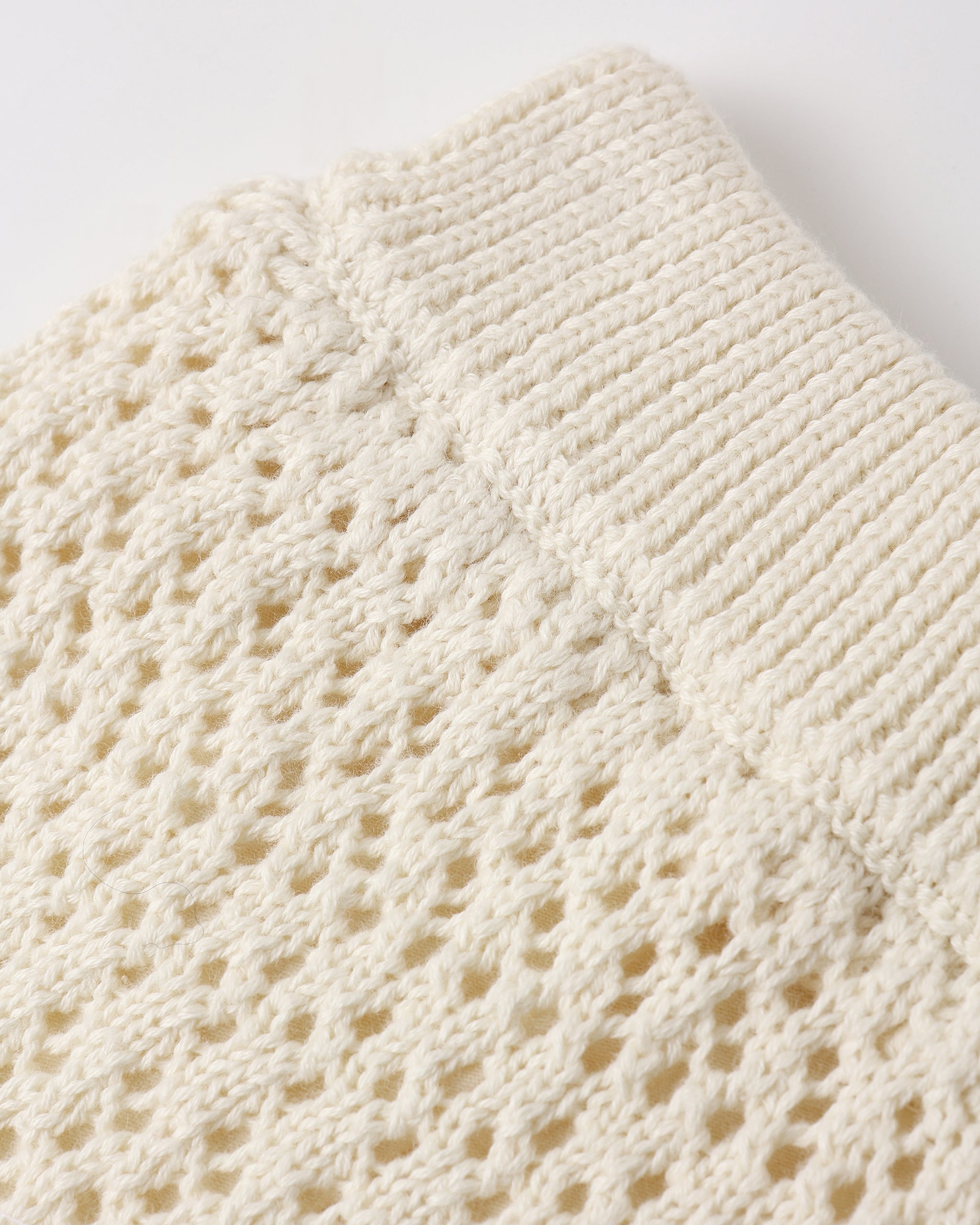 Ensemble débardeur au crochet Naturel