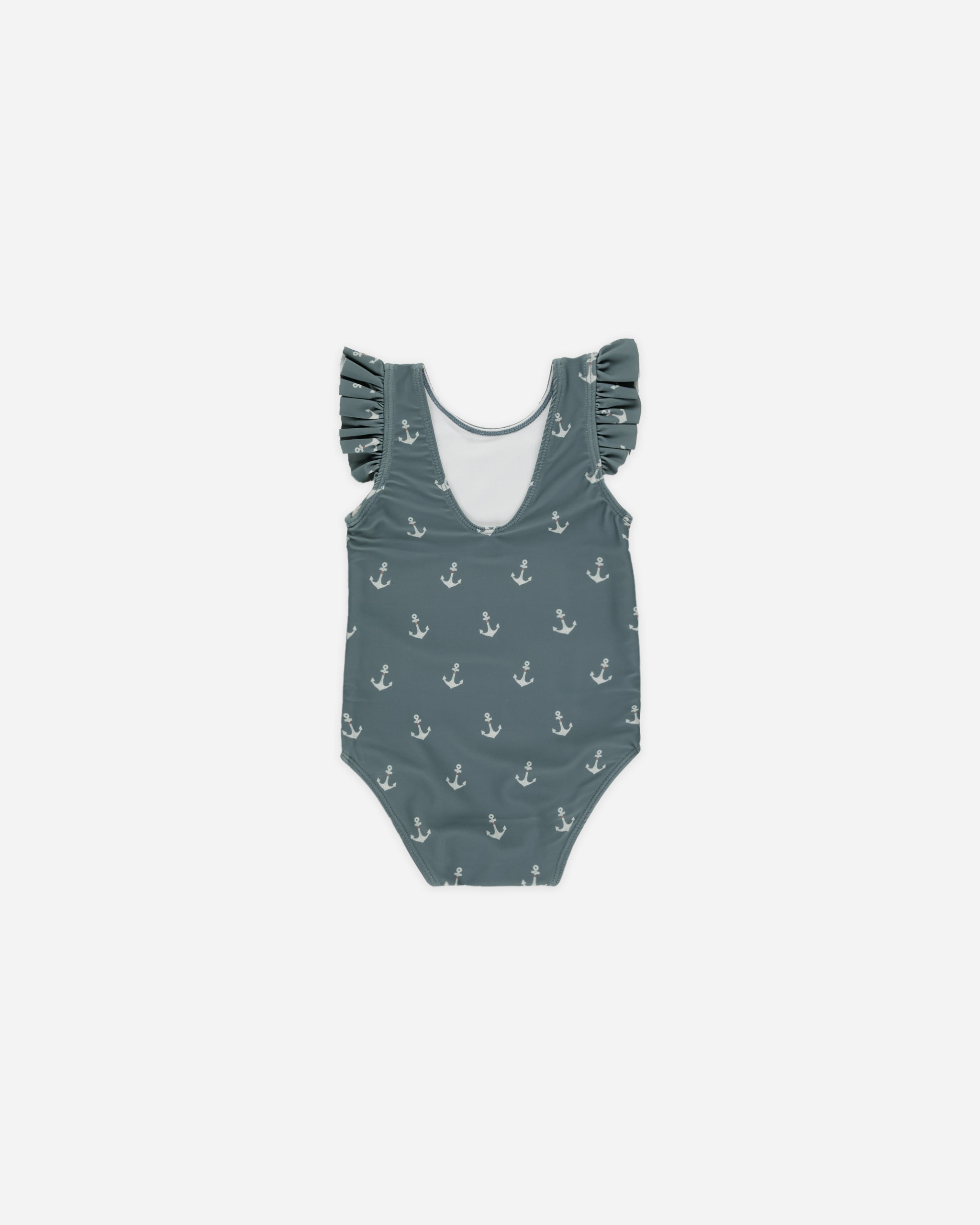 Scoop Back Onepiece || Anchors - Rylee + Cru | Kids Clothes | Trendy Baby Clothes | Modern Infant Outfits |