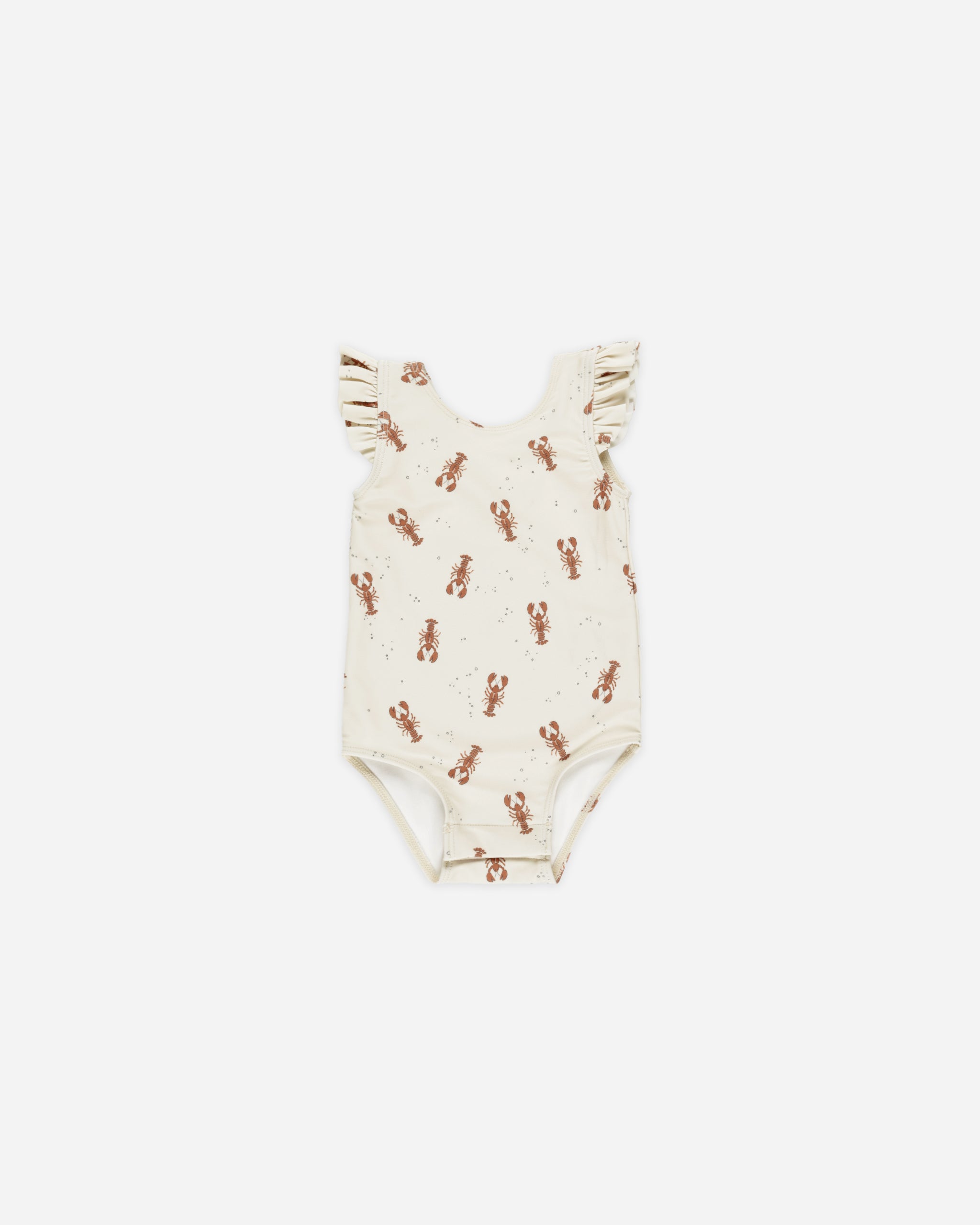 Scoop Back Onepiece || Lobsters - Rylee + Cru | Kids Clothes | Trendy Baby Clothes | Modern Infant Outfits |