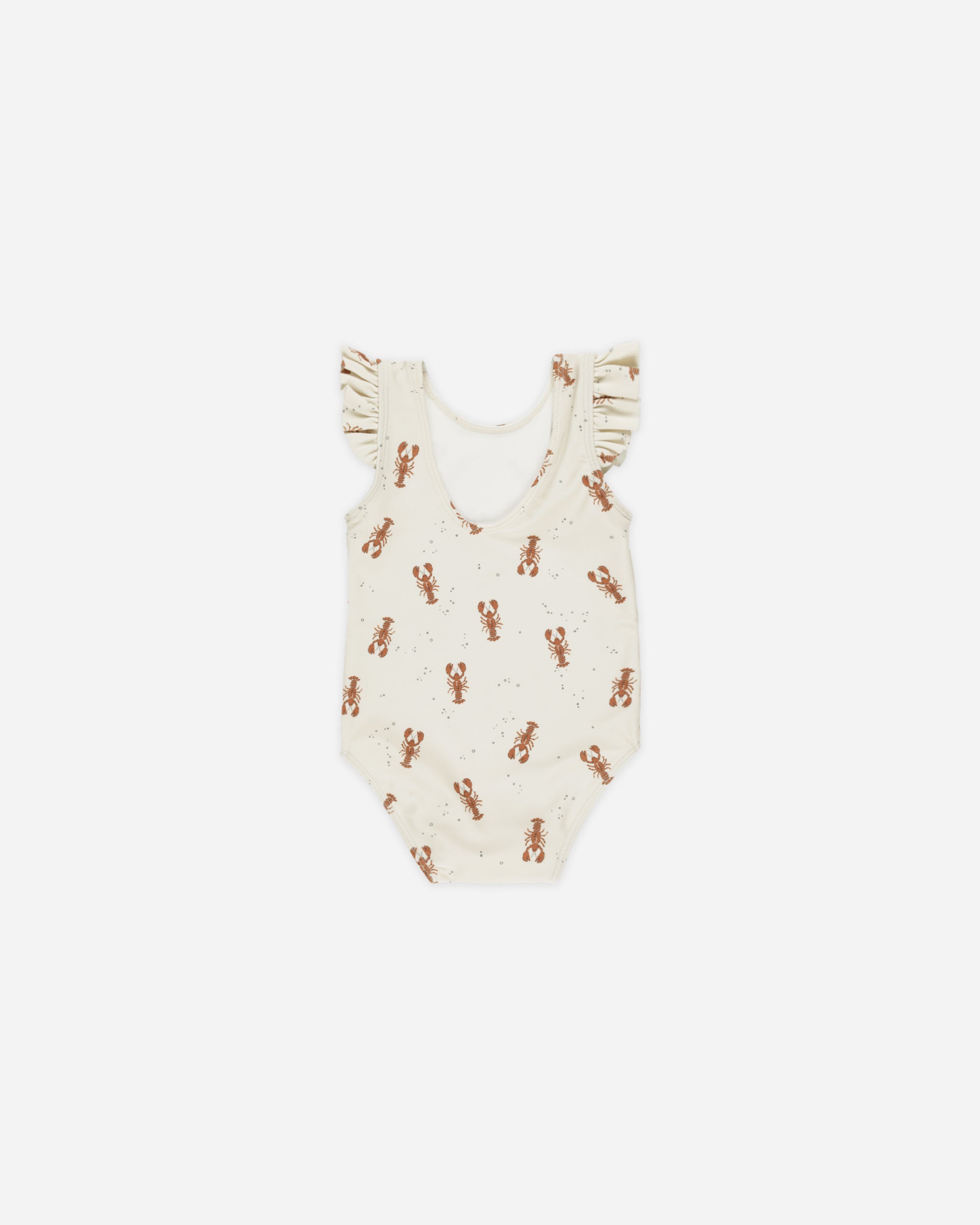 Scoop Back Onepiece || Lobsters - Rylee + Cru | Kids Clothes | Trendy Baby Clothes | Modern Infant Outfits |