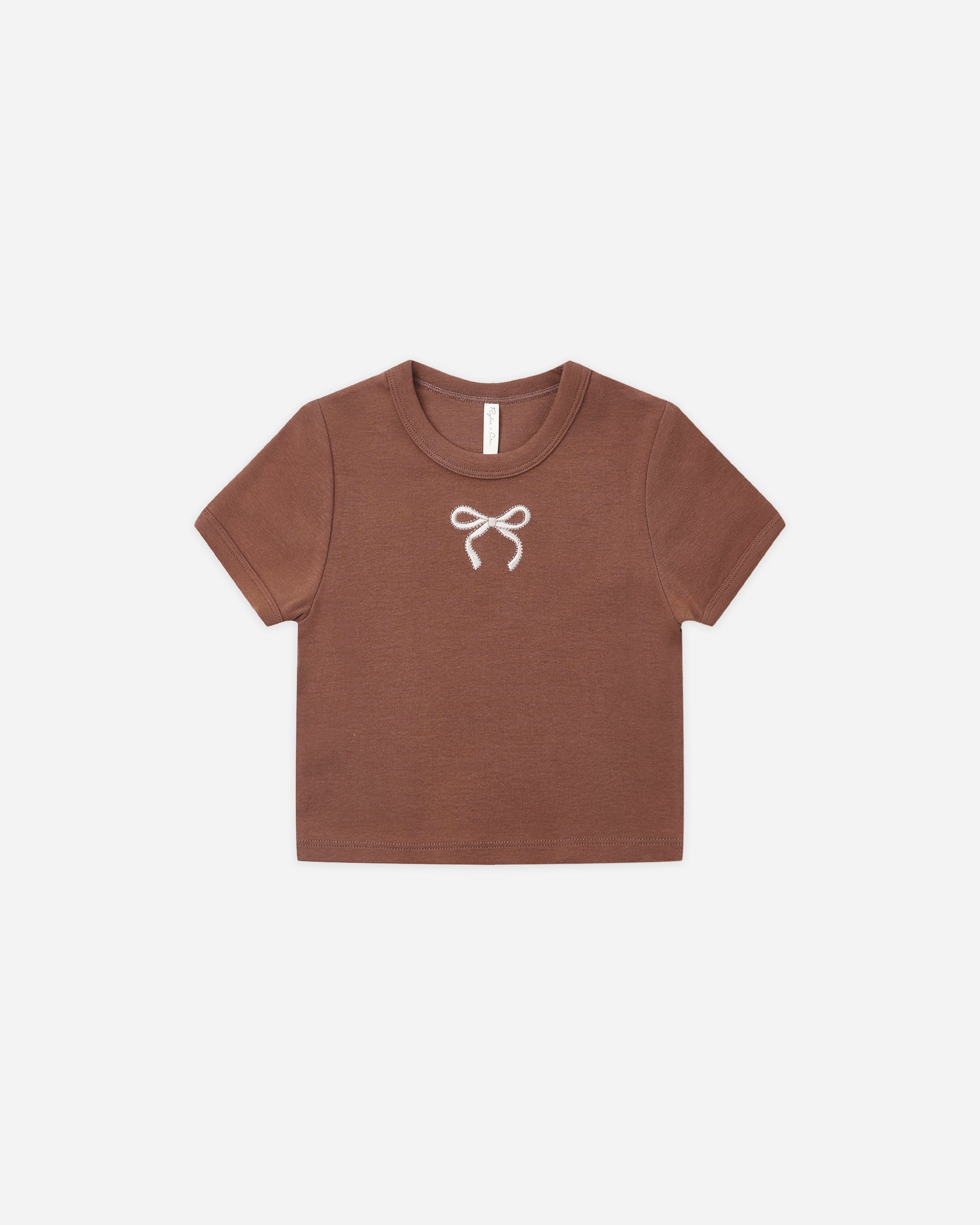 Baby Tee Bow - Rylee + Cru | Kids Clothes | Trendy Baby Clothes | Modern Infant Outfits |