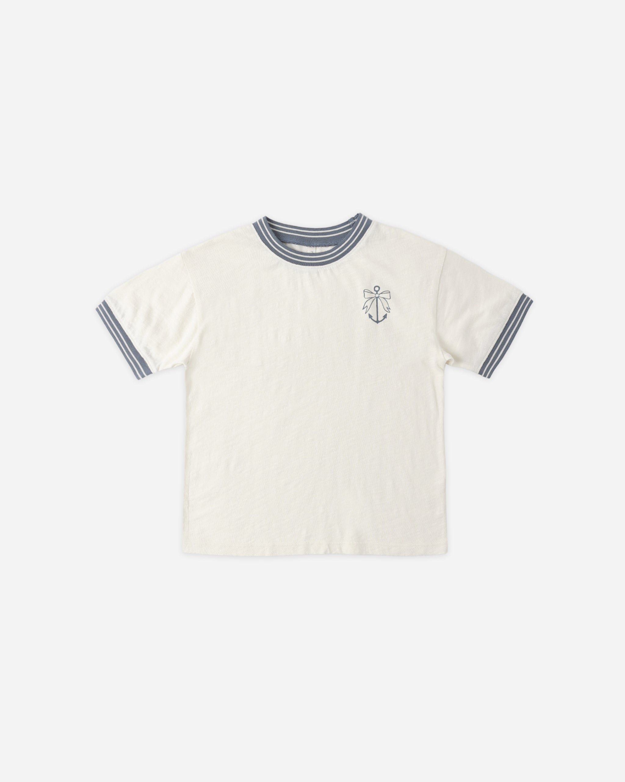 Ringer Tee Anchor Bow