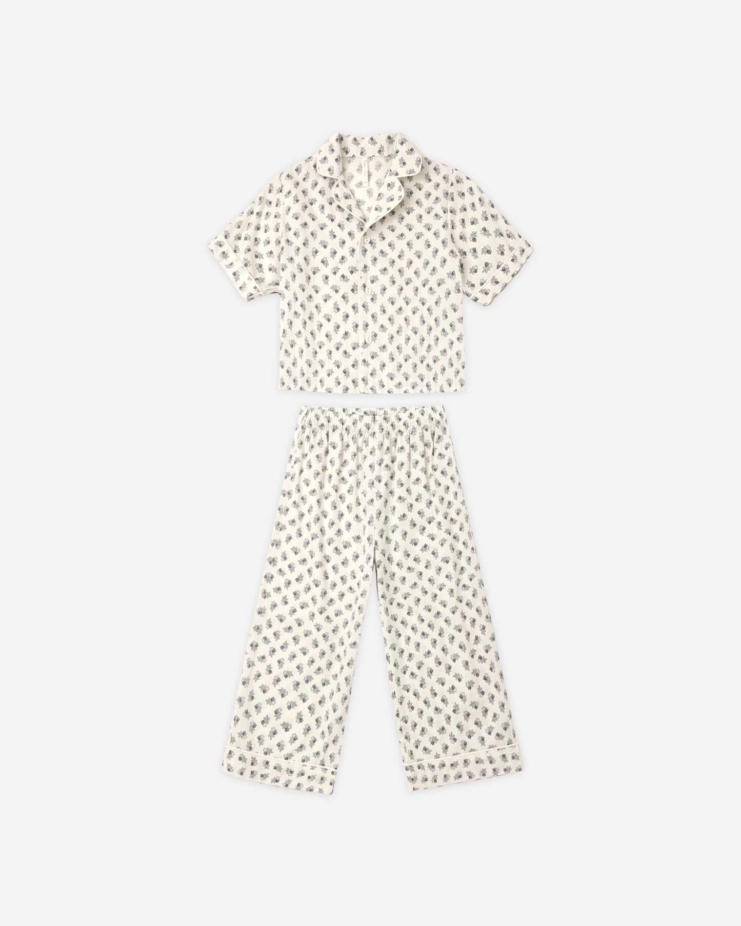 Woven Pajama Set Vintage Fleur - Rylee + Cru | Kids Clothes | Trendy Baby Clothes | Modern Infant Outfits |