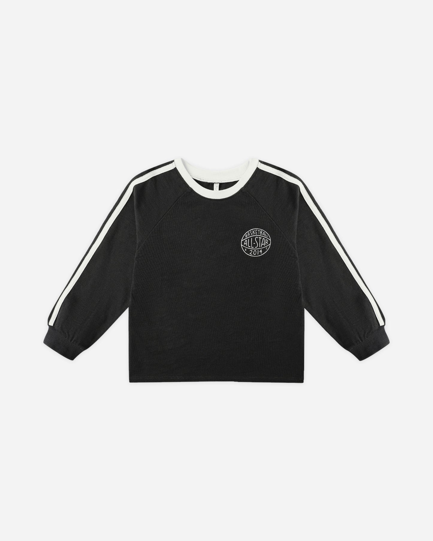 Jersey Long Sleeve Tee || Black - Rylee + Cru | Kids Clothes | Trendy Baby Clothes | Modern Infant Outfits |