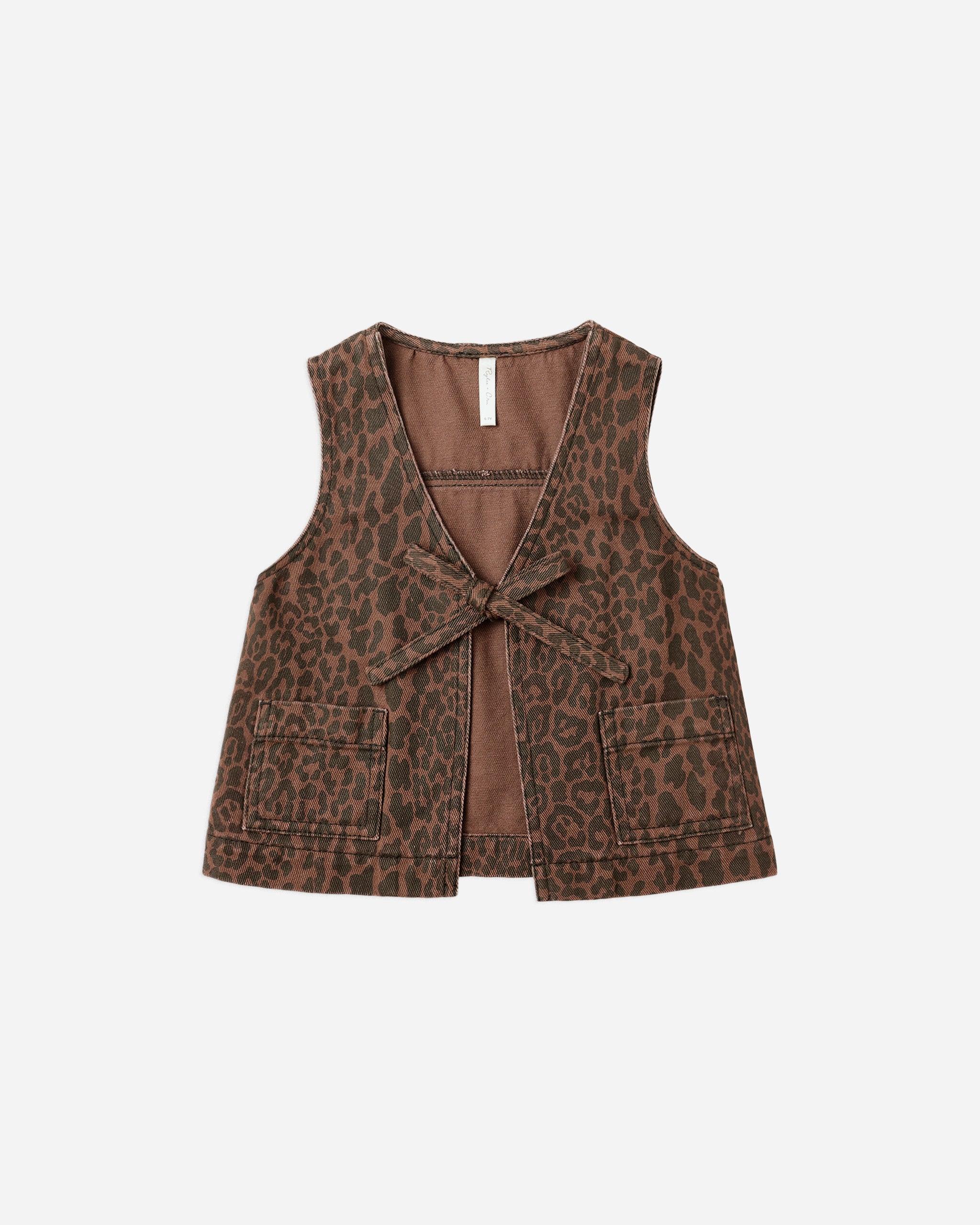 Utility Vest || Leopard - Rylee + Cru | Kids Clothes | Trendy Baby Clothes | Modern Infant Outfits |