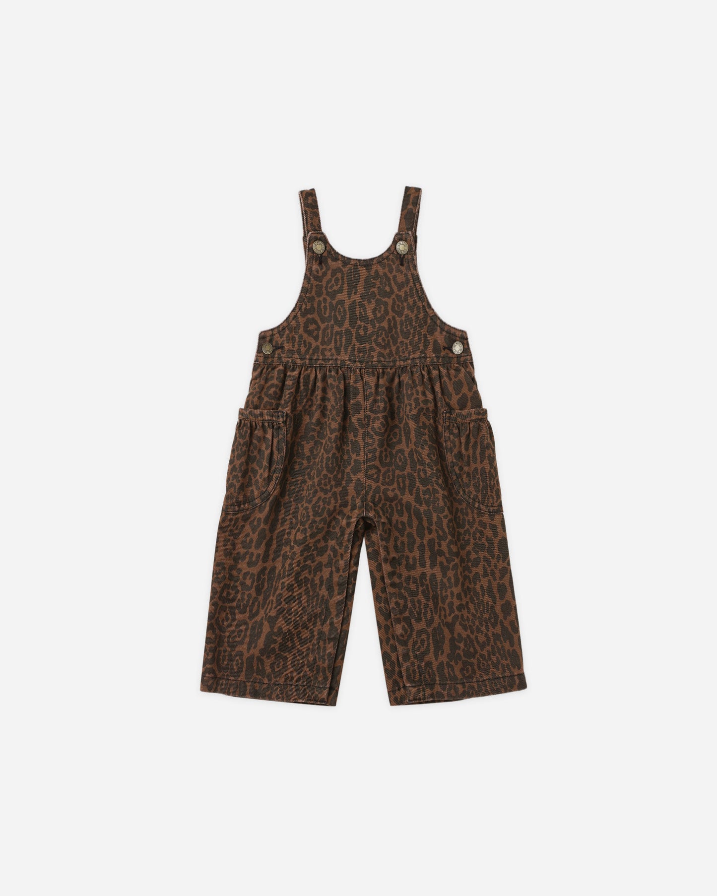 Wide Leg Overall || Leopard - Rylee + Cru | Kids Clothes | Trendy Baby Clothes | Modern Infant Outfits |
