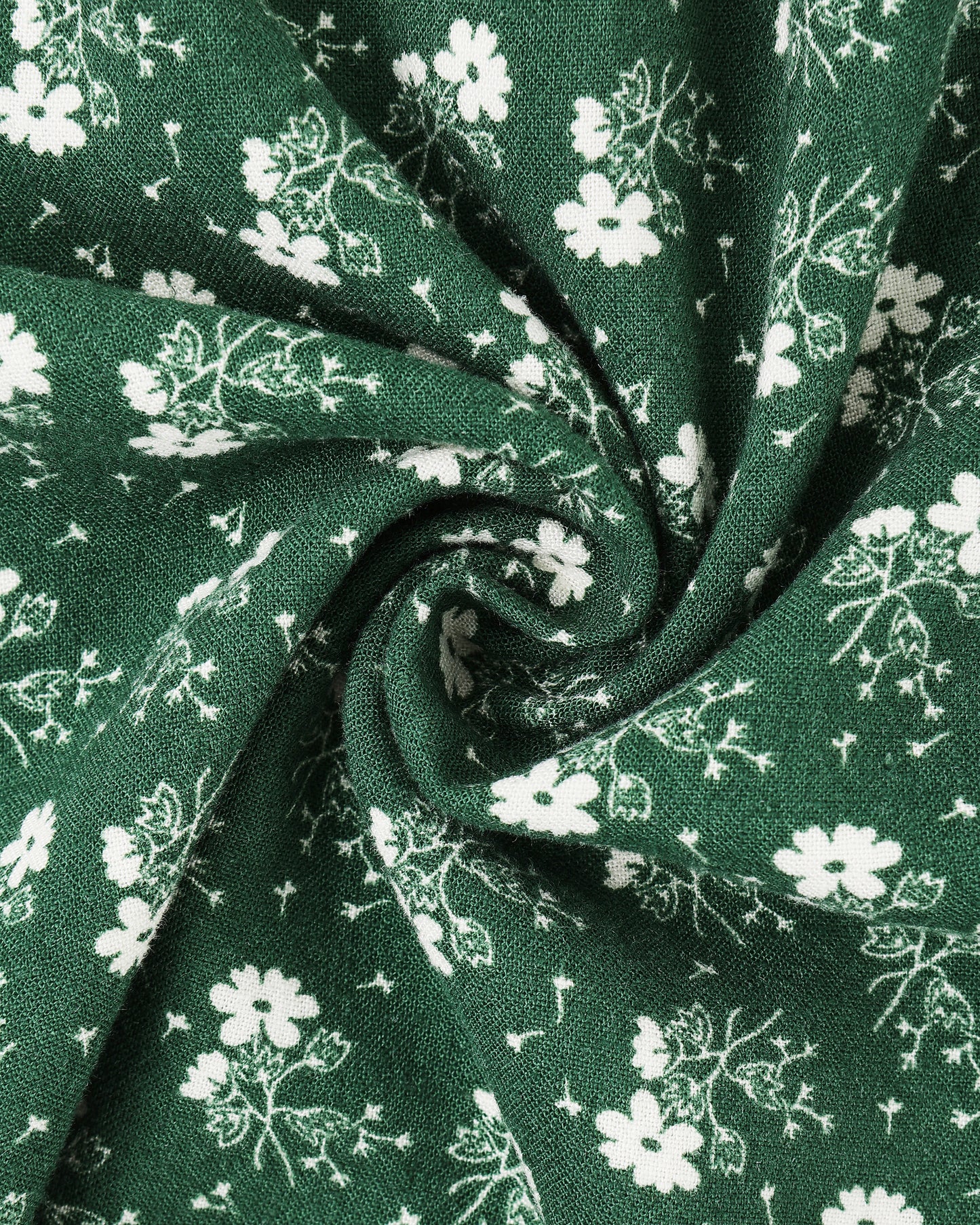 Sabrina Mini Dress || Green Ditsy - Rylee + Cru | Kids Clothes | Trendy Baby Clothes | Modern Infant Outfits |