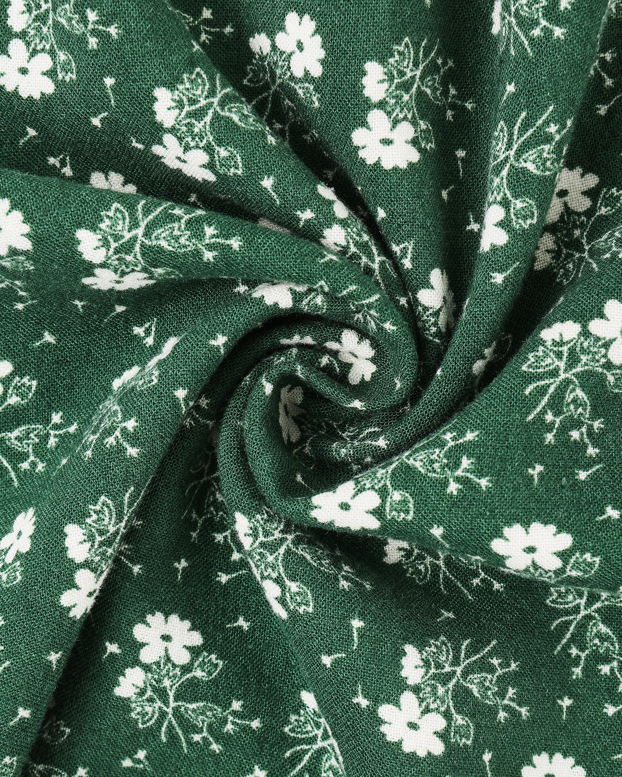 Sabrina Mini Dress || Green Ditsy - Rylee + Cru | Kids Clothes | Trendy Baby Clothes | Modern Infant Outfits |