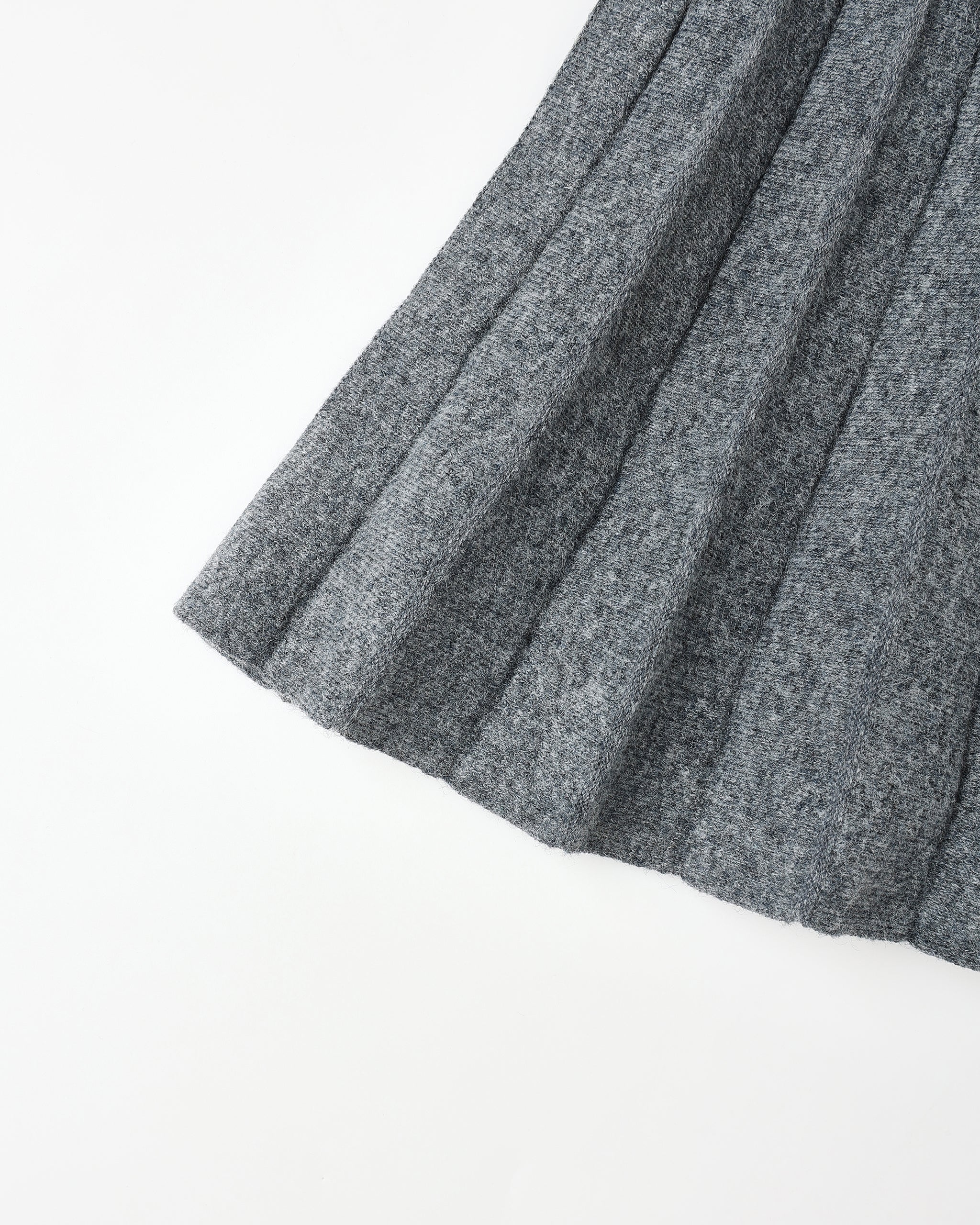 Knit Pleated Skirt || Heathered Grey - Rylee + Cru | Kids Clothes | Trendy Baby Clothes | Modern Infant Outfits |