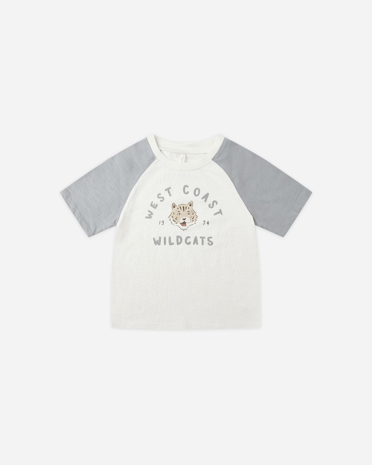 Raglan Short Sleeve Tee || Wildcats - Rylee + Cru | Kids Clothes | Trendy Baby Clothes | Modern Infant Outfits |