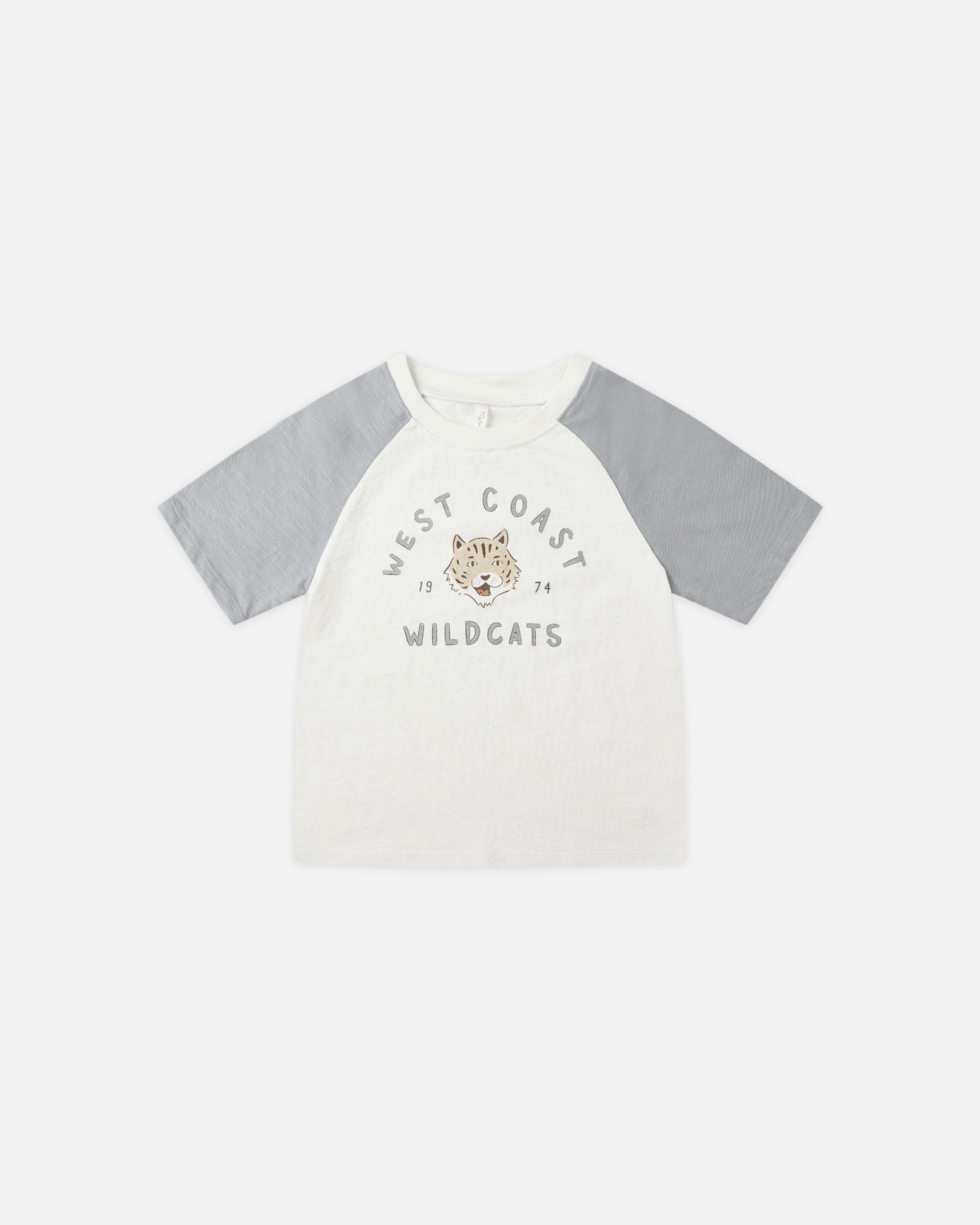 Raglan Short Sleeve Tee || Wildcats - Rylee + Cru | Kids Clothes | Trendy Baby Clothes | Modern Infant Outfits |