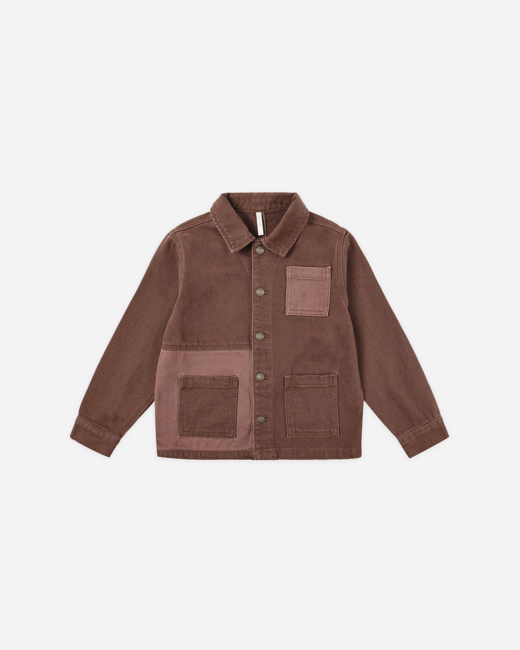 Denim Jacket || Brown - Rylee + Cru | Kids Clothes | Trendy Baby Clothes | Modern Infant Outfits |