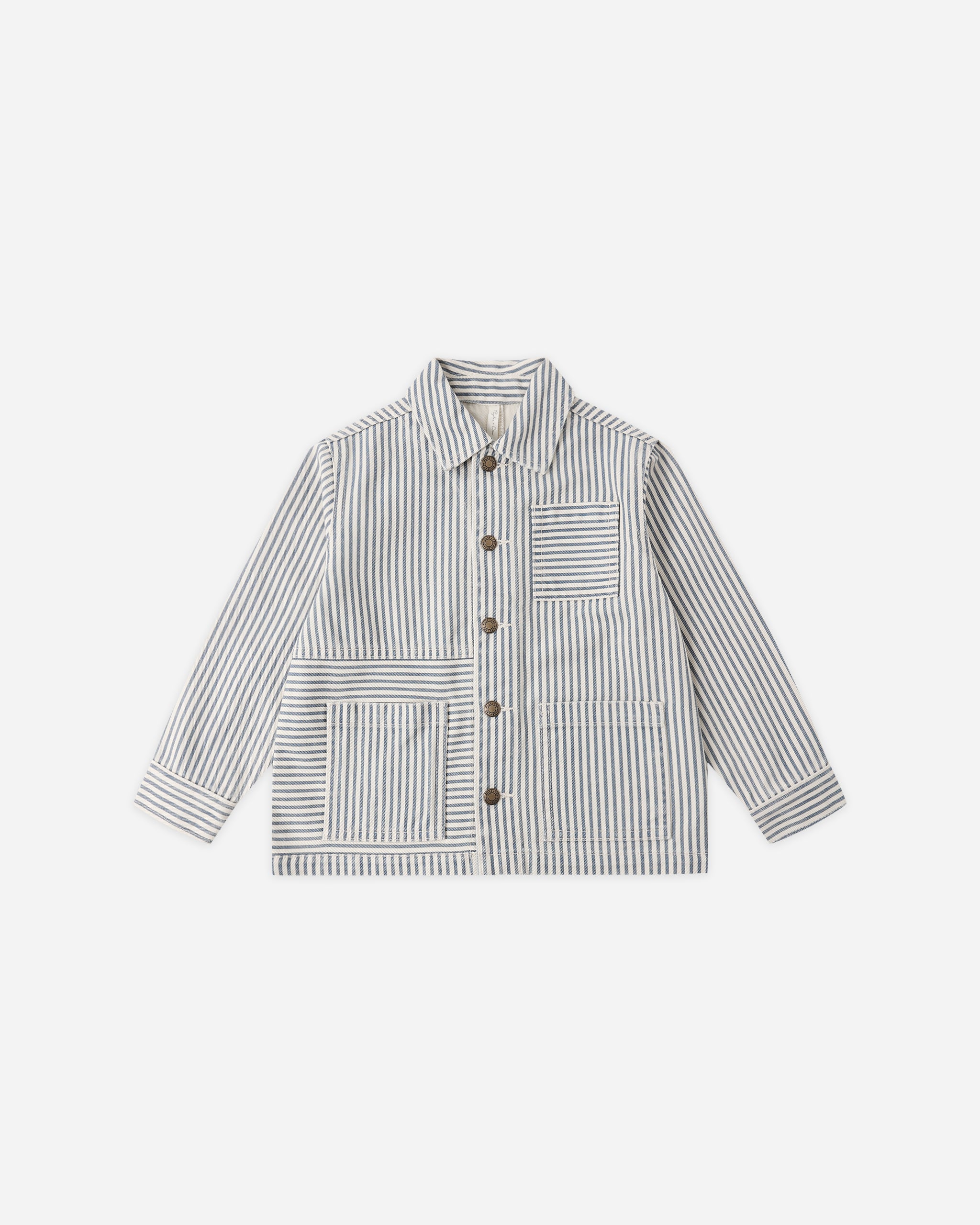 سترة الدنيم شريط السكك الحديدية