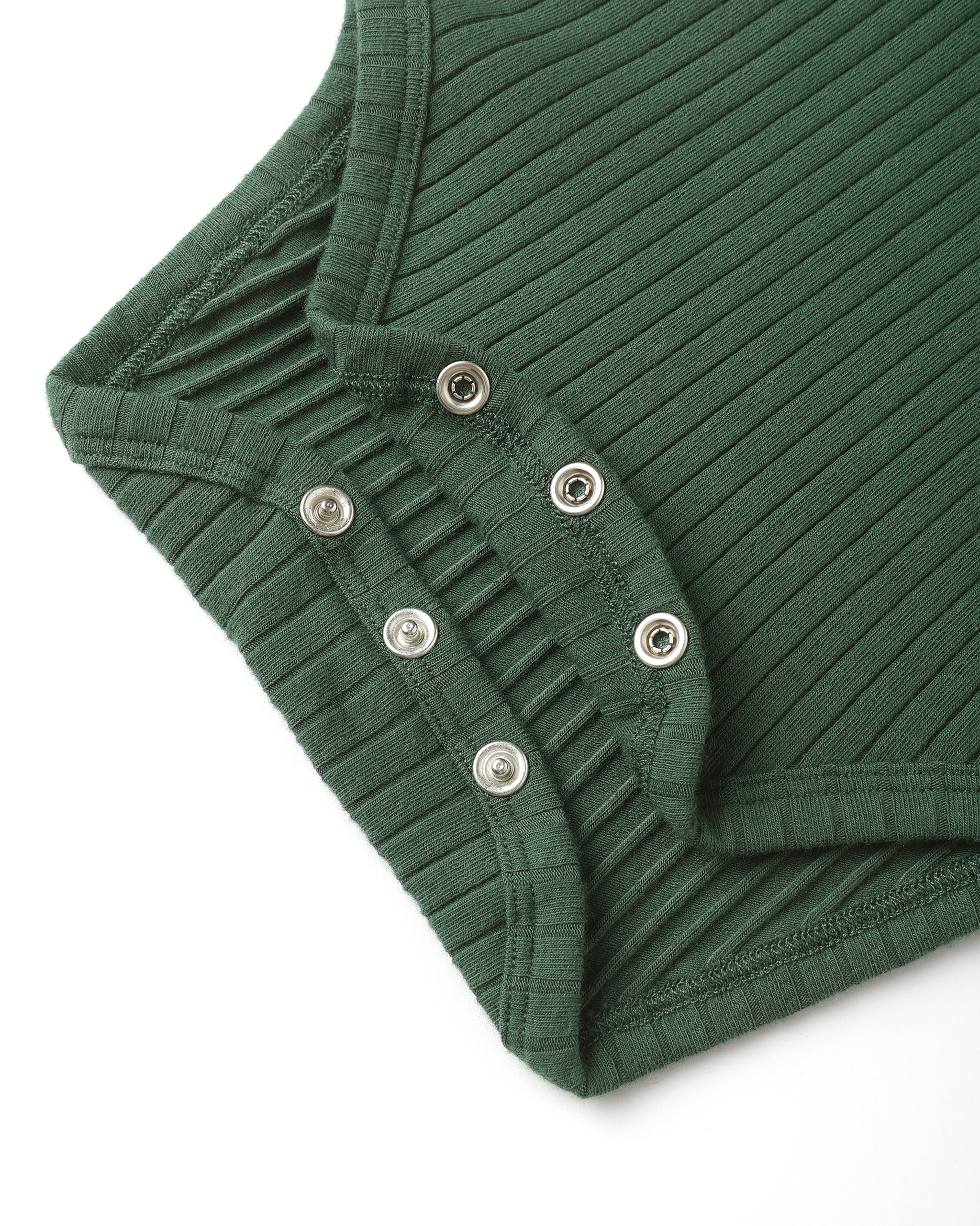 Shoulder Ruffle Bodysuit || Green - Rylee + Cru | Kids Clothes | Trendy Baby Clothes | Modern Infant Outfits |