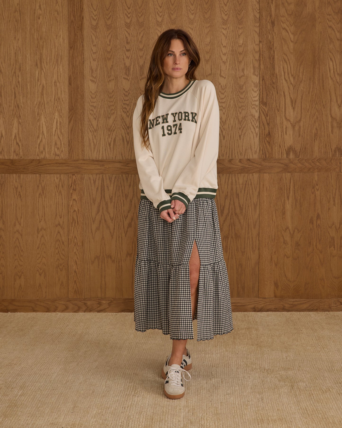 Oversized Raglan Sweatshirt | New York - Rylee + Cru | Kids Clothes | Trendy Baby Clothes | Modern Infant Outfits |