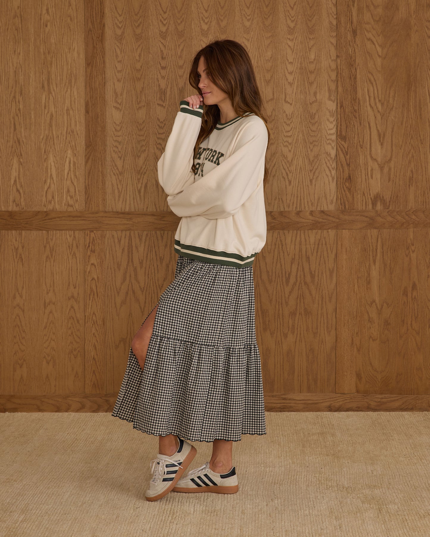 Oversized Raglan Sweatshirt | New York - Rylee + Cru | Kids Clothes | Trendy Baby Clothes | Modern Infant Outfits |