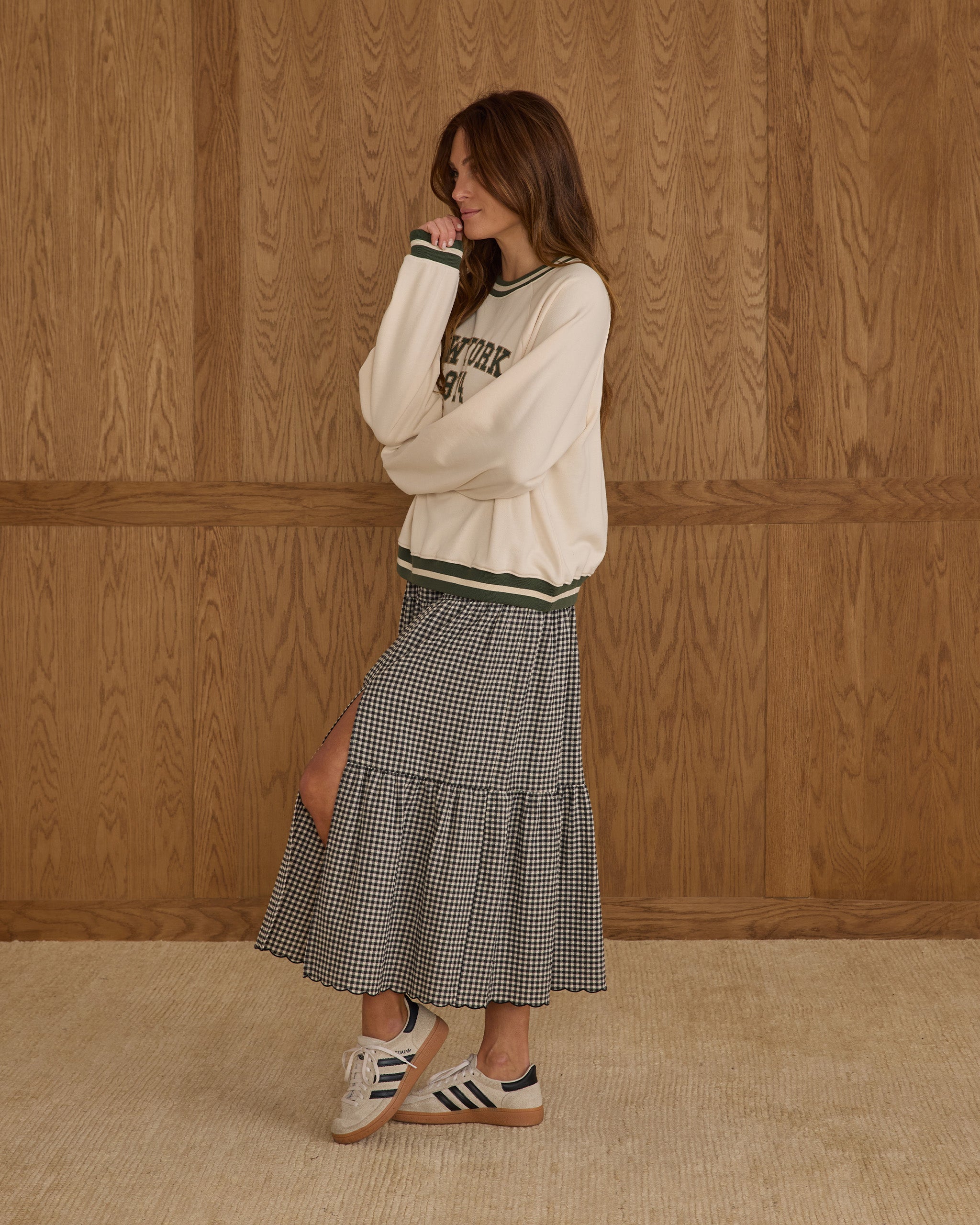 Oversized Raglan Sweatshirt | New York - Rylee + Cru | Kids Clothes | Trendy Baby Clothes | Modern Infant Outfits |