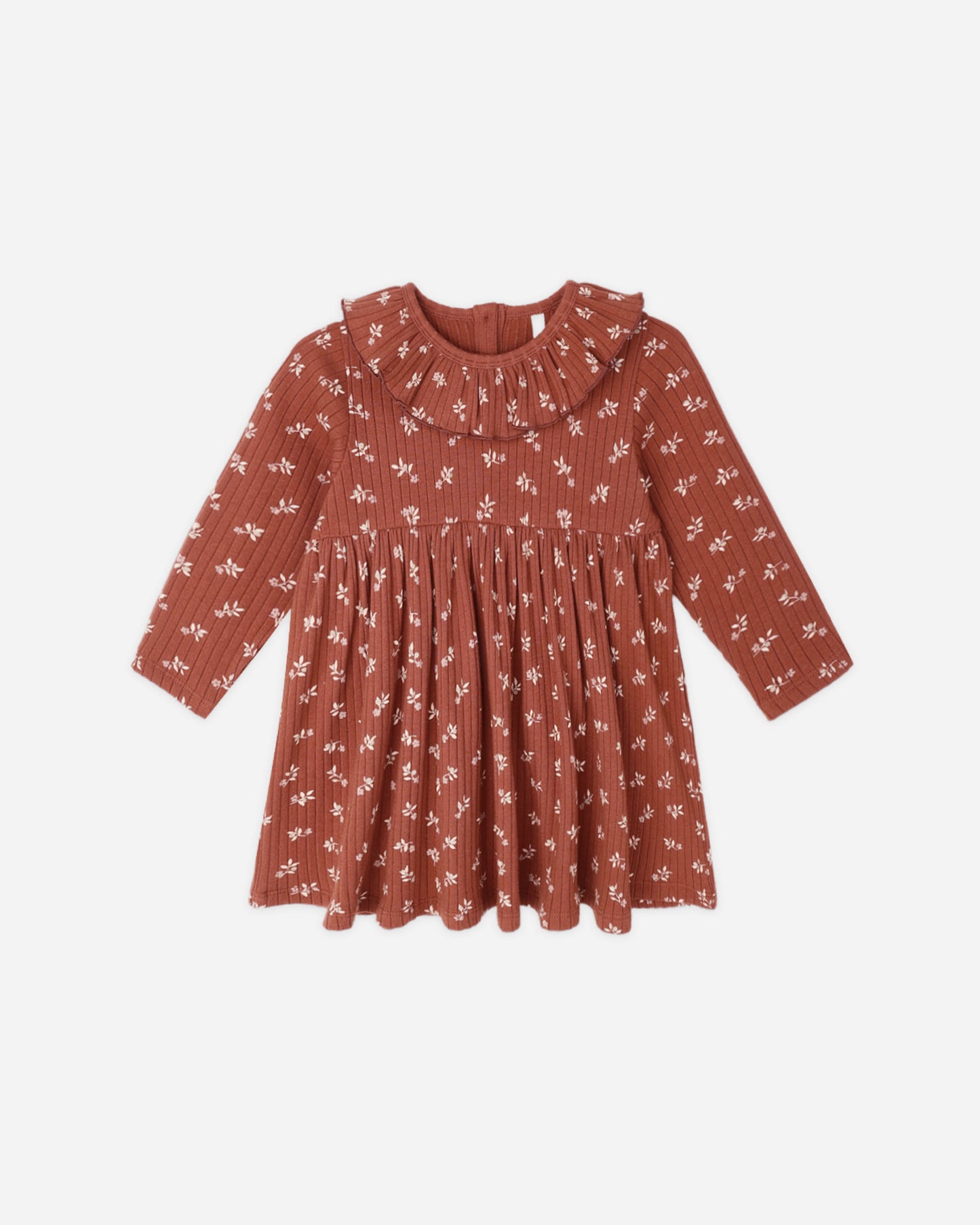 Ruffle Collar Dress || Ruby Ditsy - Rylee + Cru | Kids Clothes | Trendy Baby Clothes | Modern Infant Outfits |
