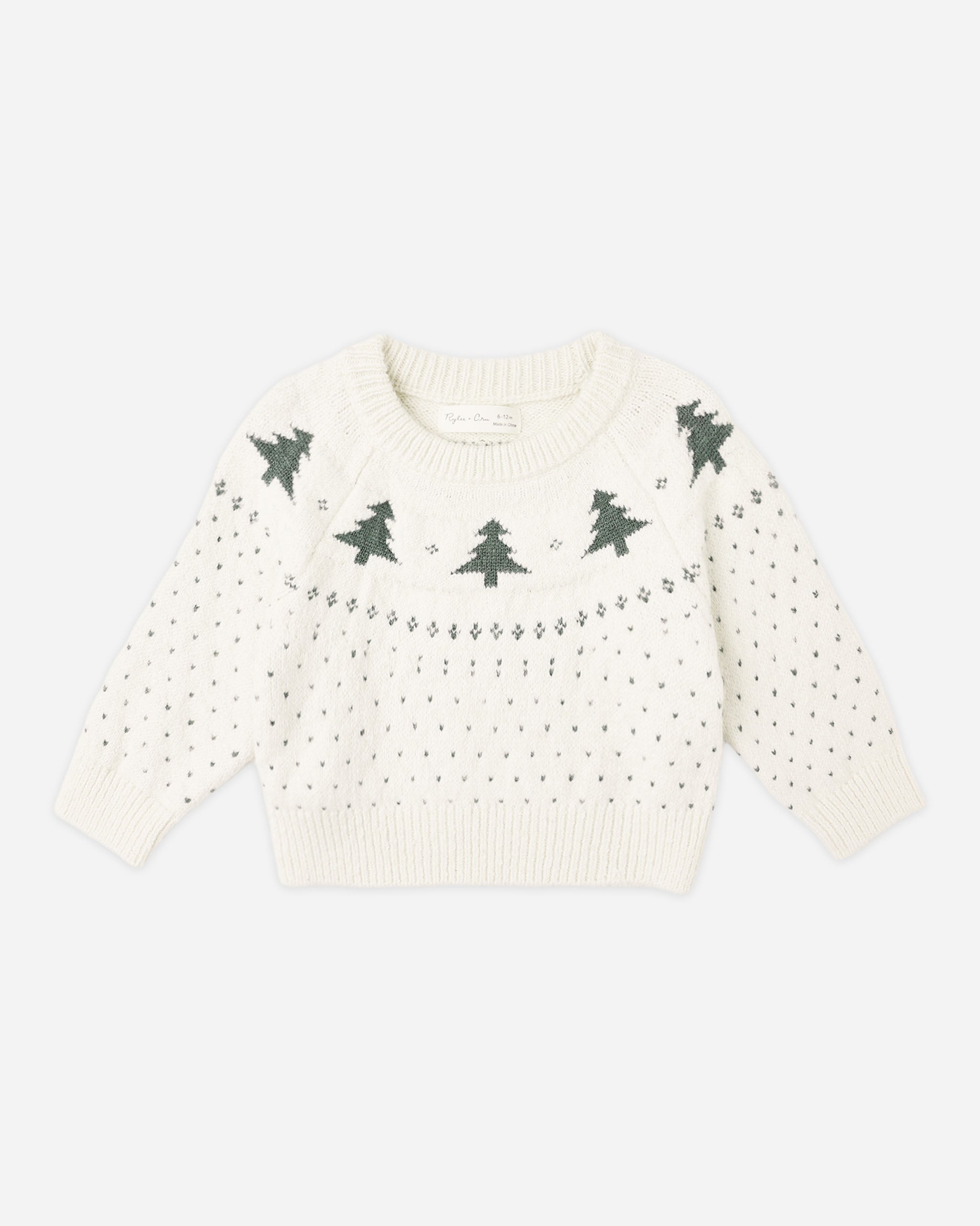 Fair Isle Sweater || Trees - Rylee + Cru | Kids Clothes | Trendy Baby Clothes | Modern Infant Outfits |