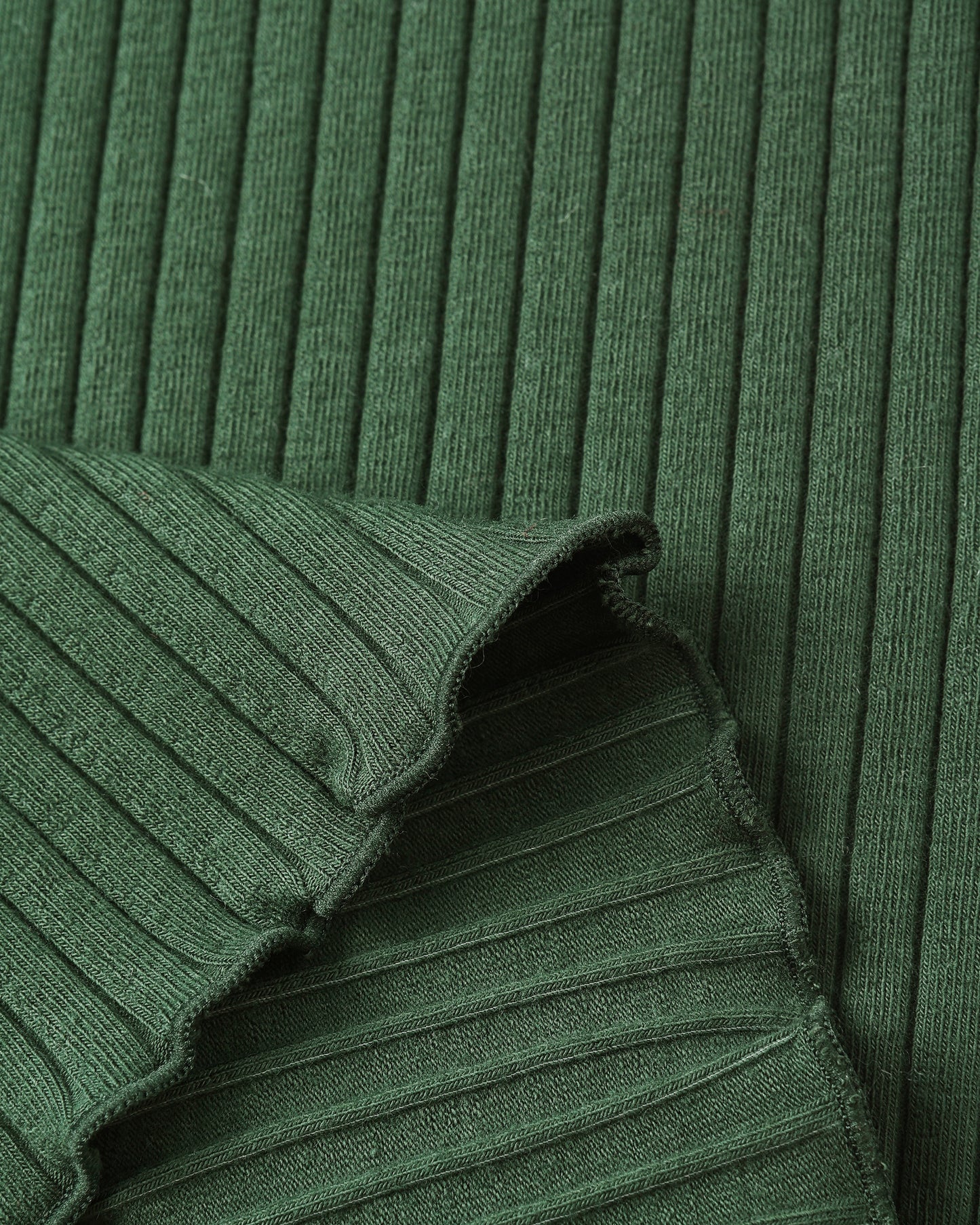 Ribbed Long Sleeve || Green - Rylee + Cru | Kids Clothes | Trendy Baby Clothes | Modern Infant Outfits |