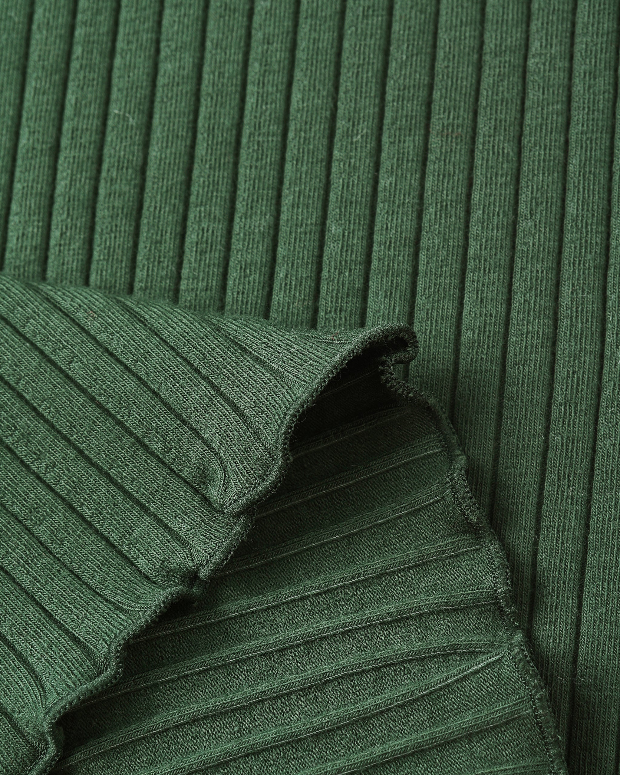 Ribbed Long Sleeve || Green - Rylee + Cru | Kids Clothes | Trendy Baby Clothes | Modern Infant Outfits |