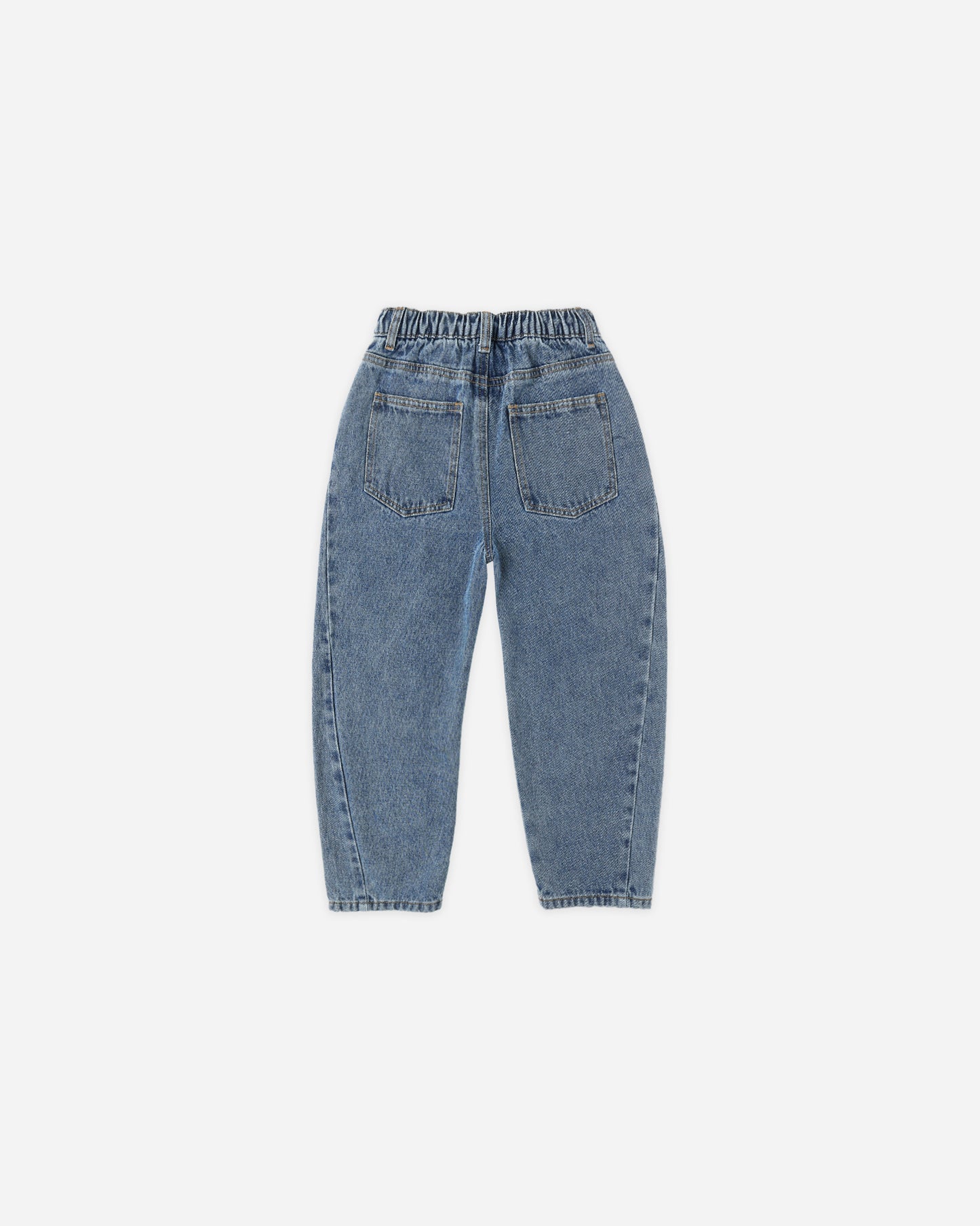 Barrel Pant || Indigo Denim - Rylee + Cru | Kids Clothes | Trendy Baby Clothes | Modern Infant Outfits |