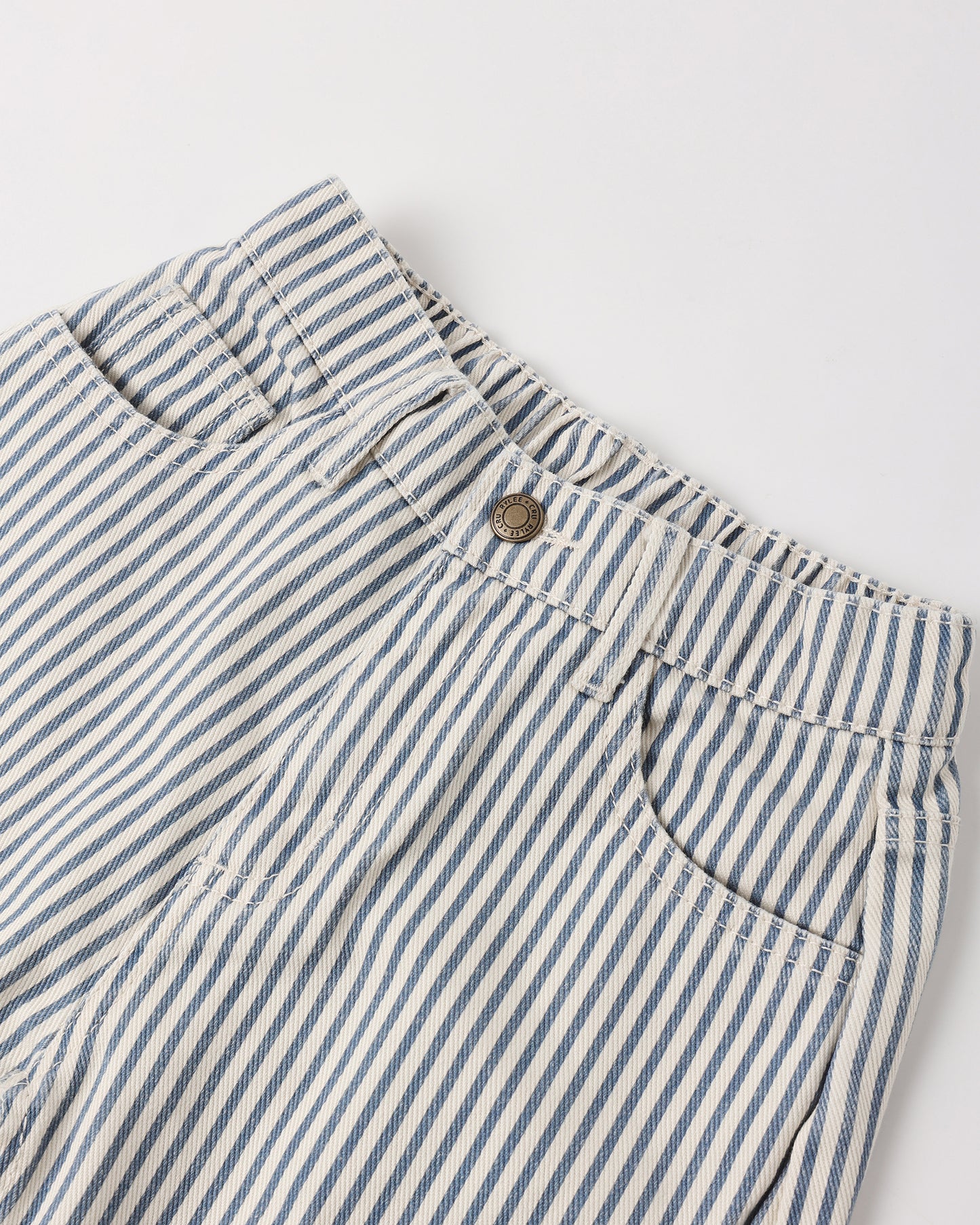 Barrel Pant Railroad Stripe